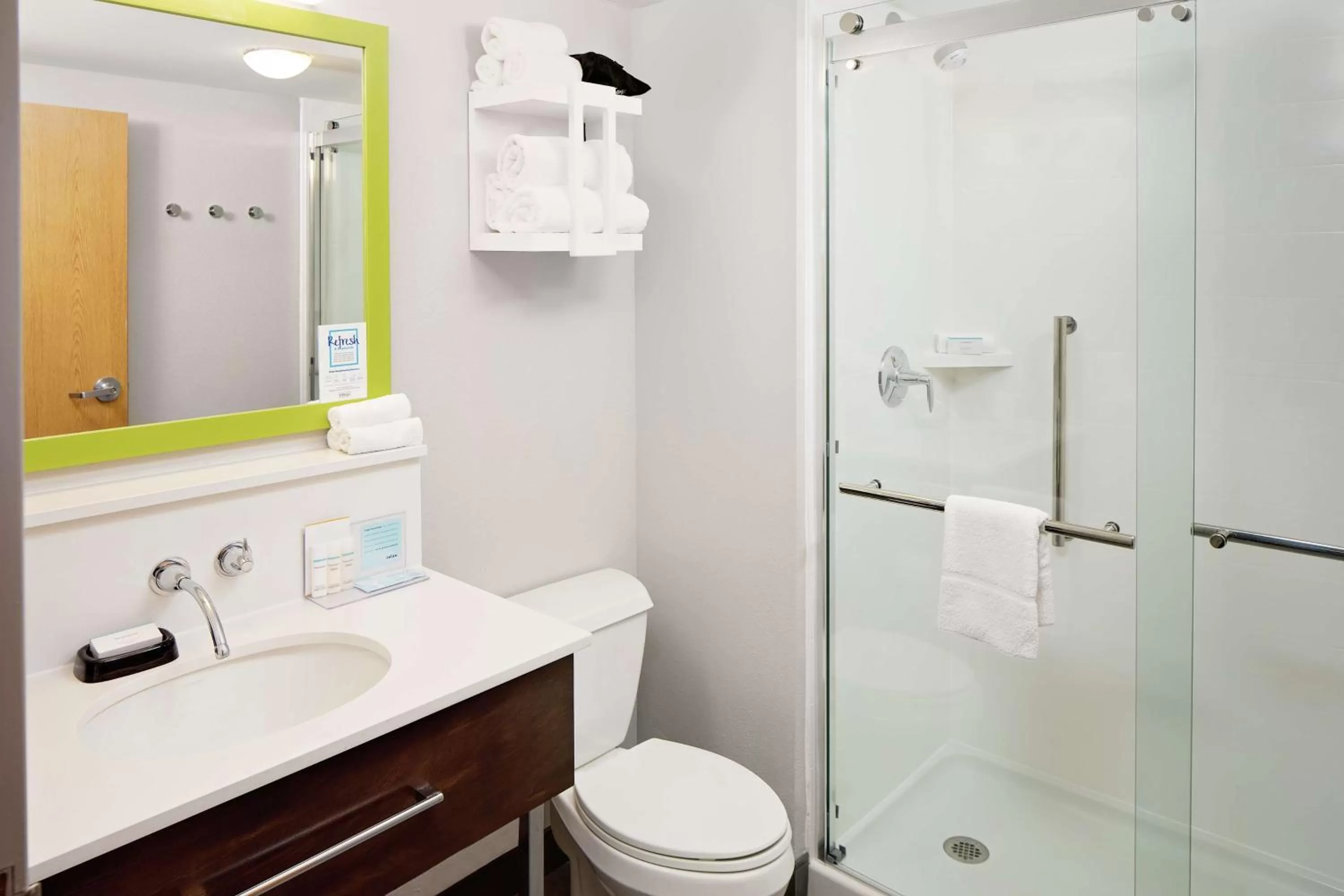 Shower in Hampton Inn & Suites Houston-Medical Center-NRG Park