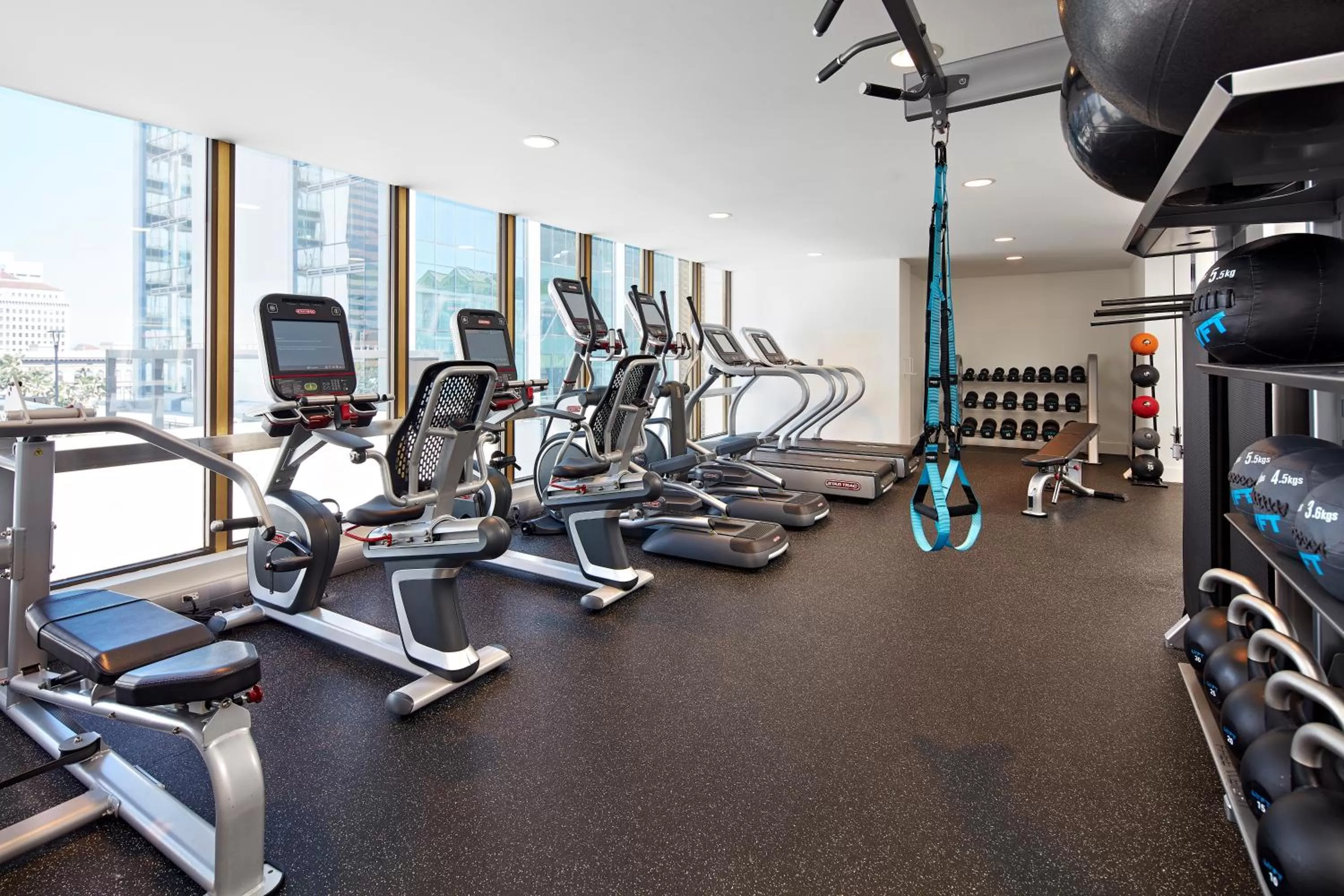 Fitness centre/facilities in The Bristol Hotel San Diego