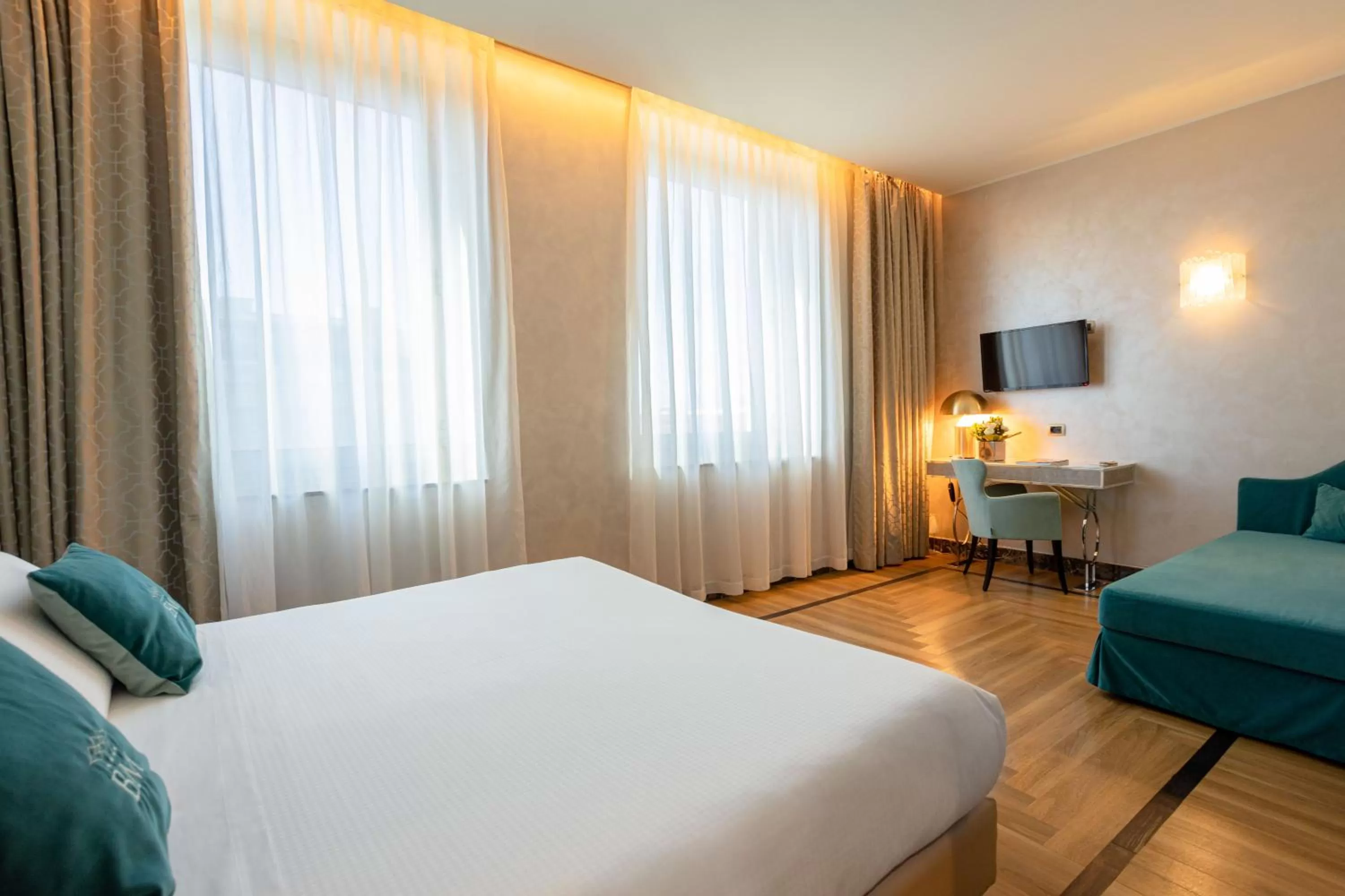 Bed in Bianca Maria Palace Hotel