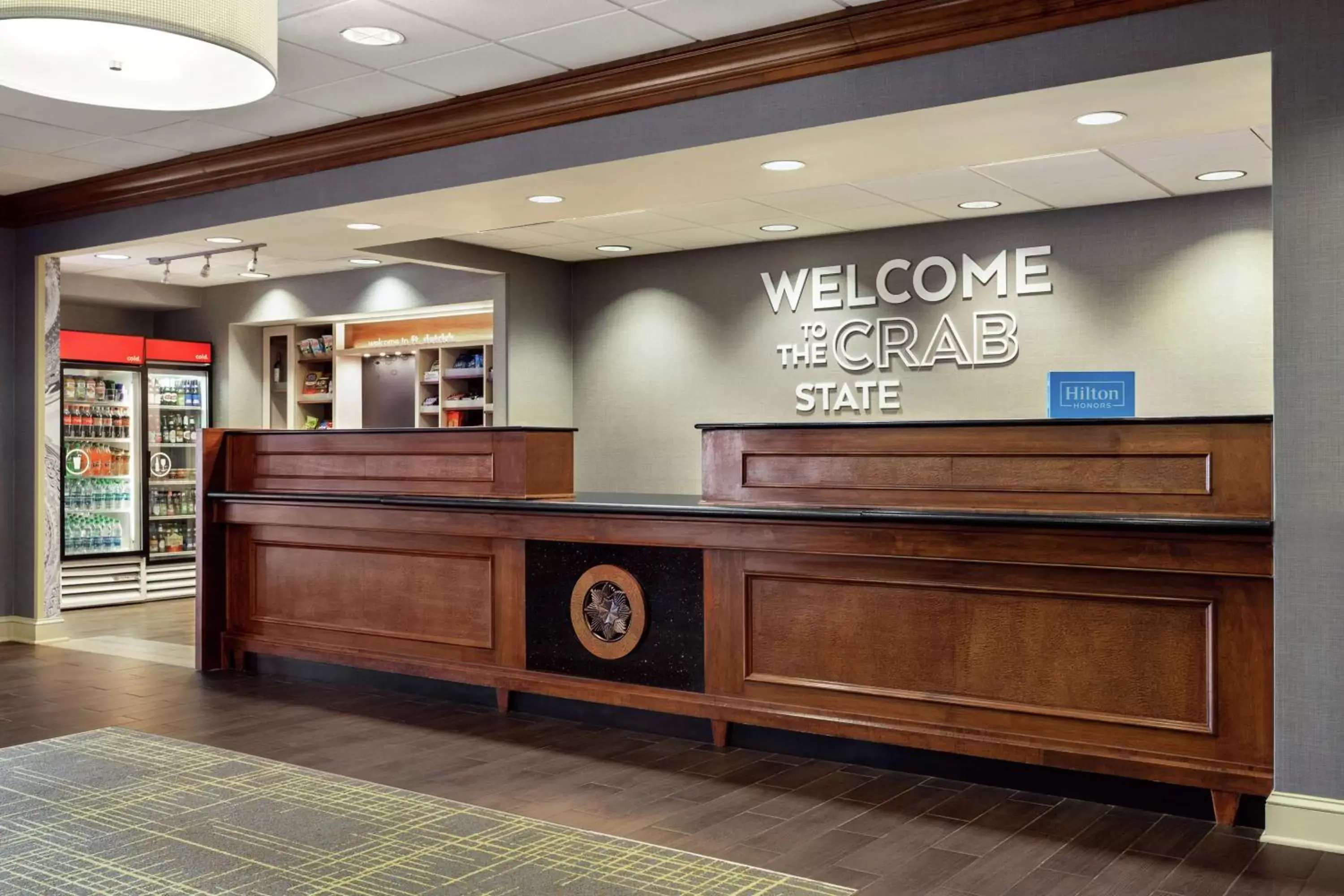 Lobby or reception in Hampton Inn & Suites Frederick/Fort Detrick Lobby or reception in Hampton Inn & Suites Frederick/Fort Detrick