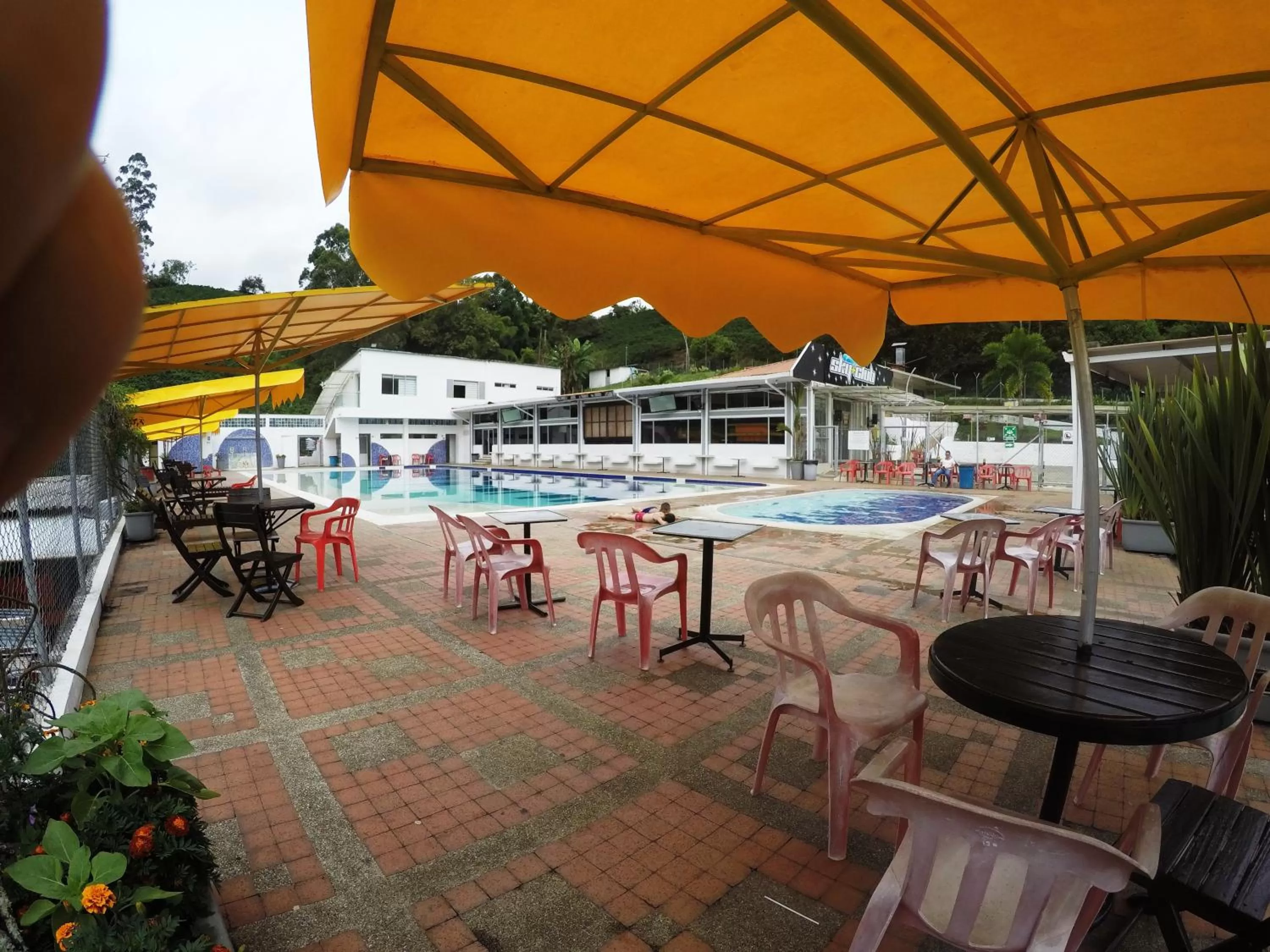 Staff in Sky Club Eco Hotel