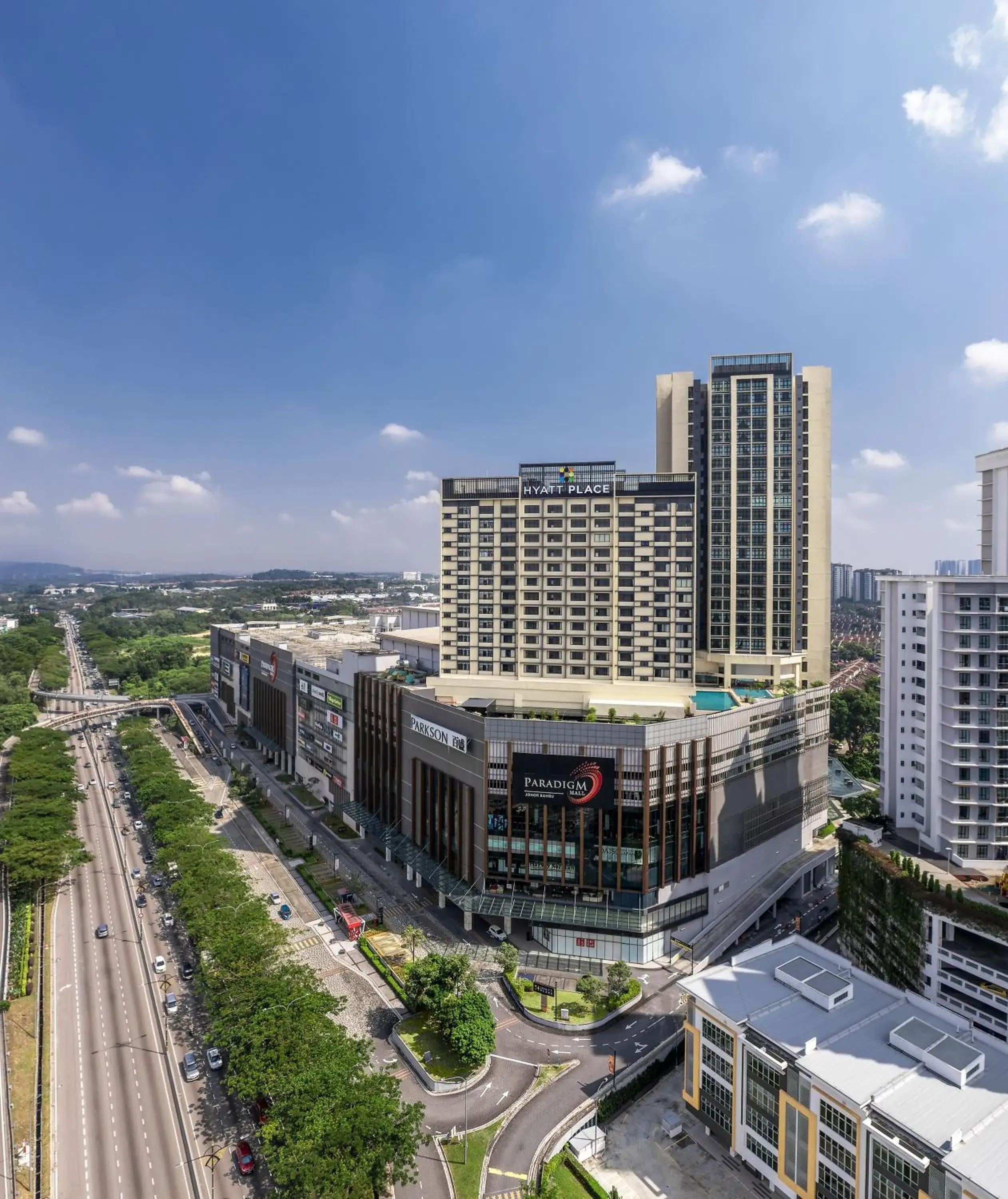 Property building in Hyatt Place Johor Bahru Paradigm Mall