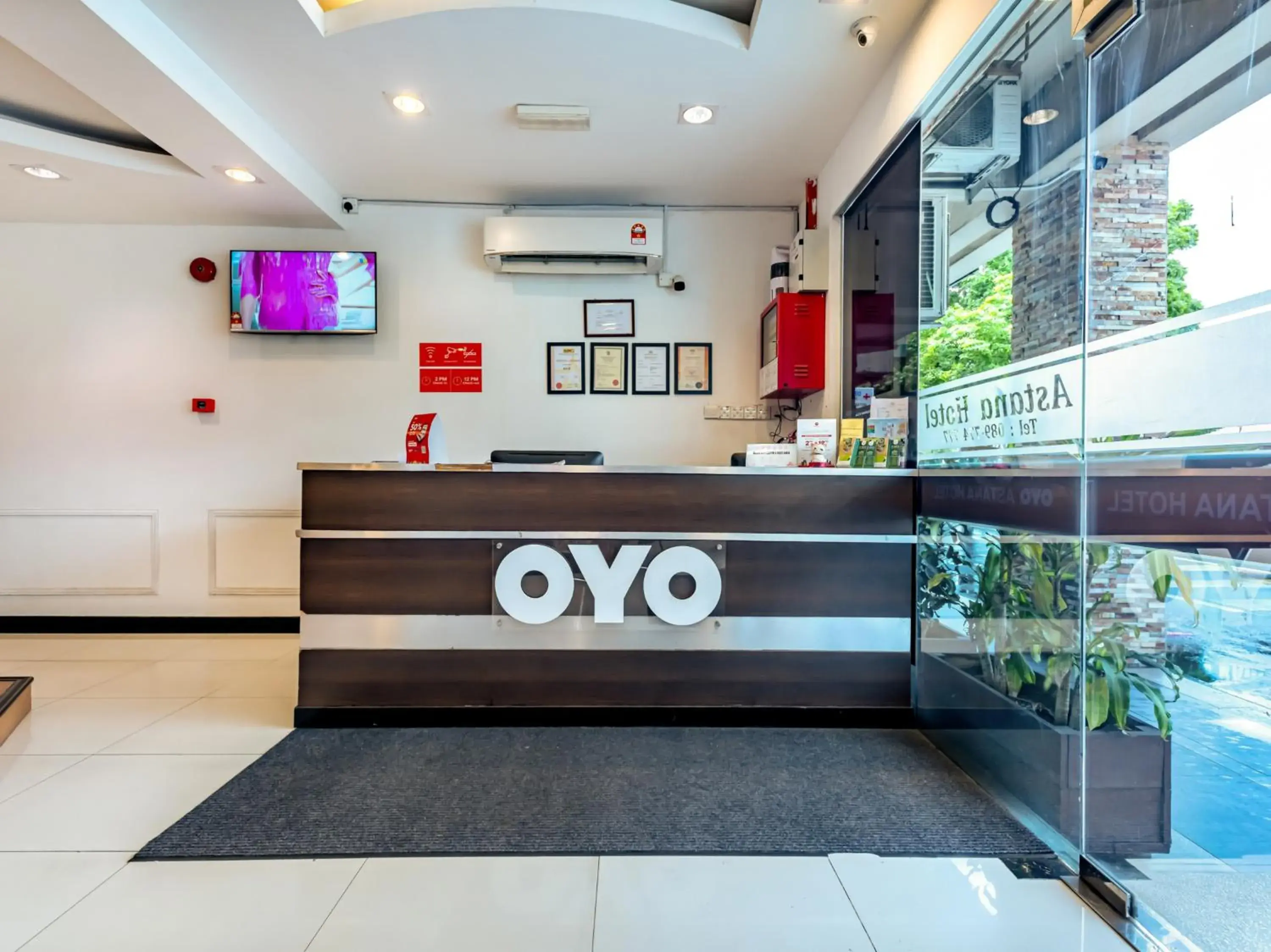 Lobby or reception, Lobby/Reception in OYO 43959 Astana Hotel