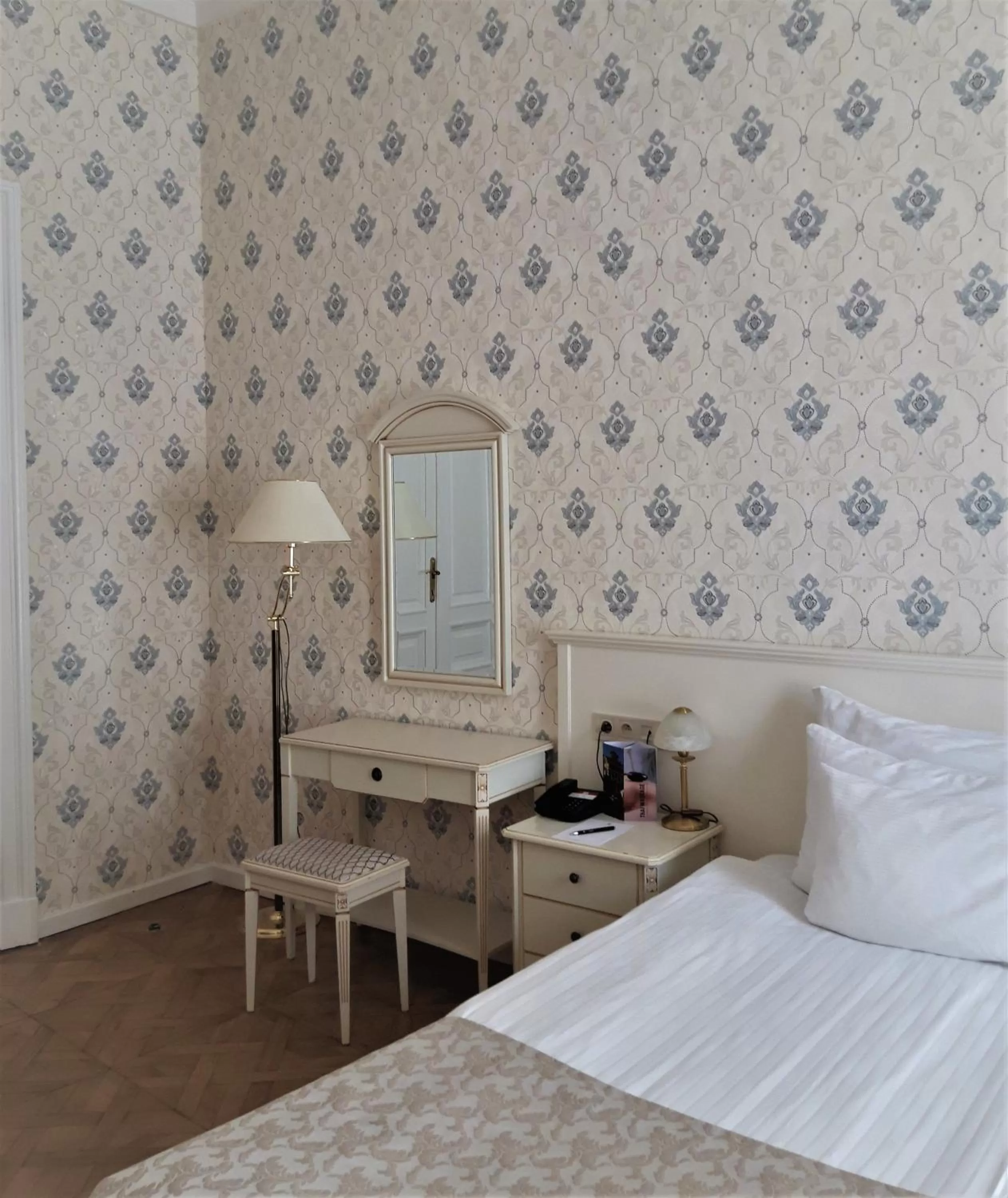 Decorative detail, Bed in Hotel Rott