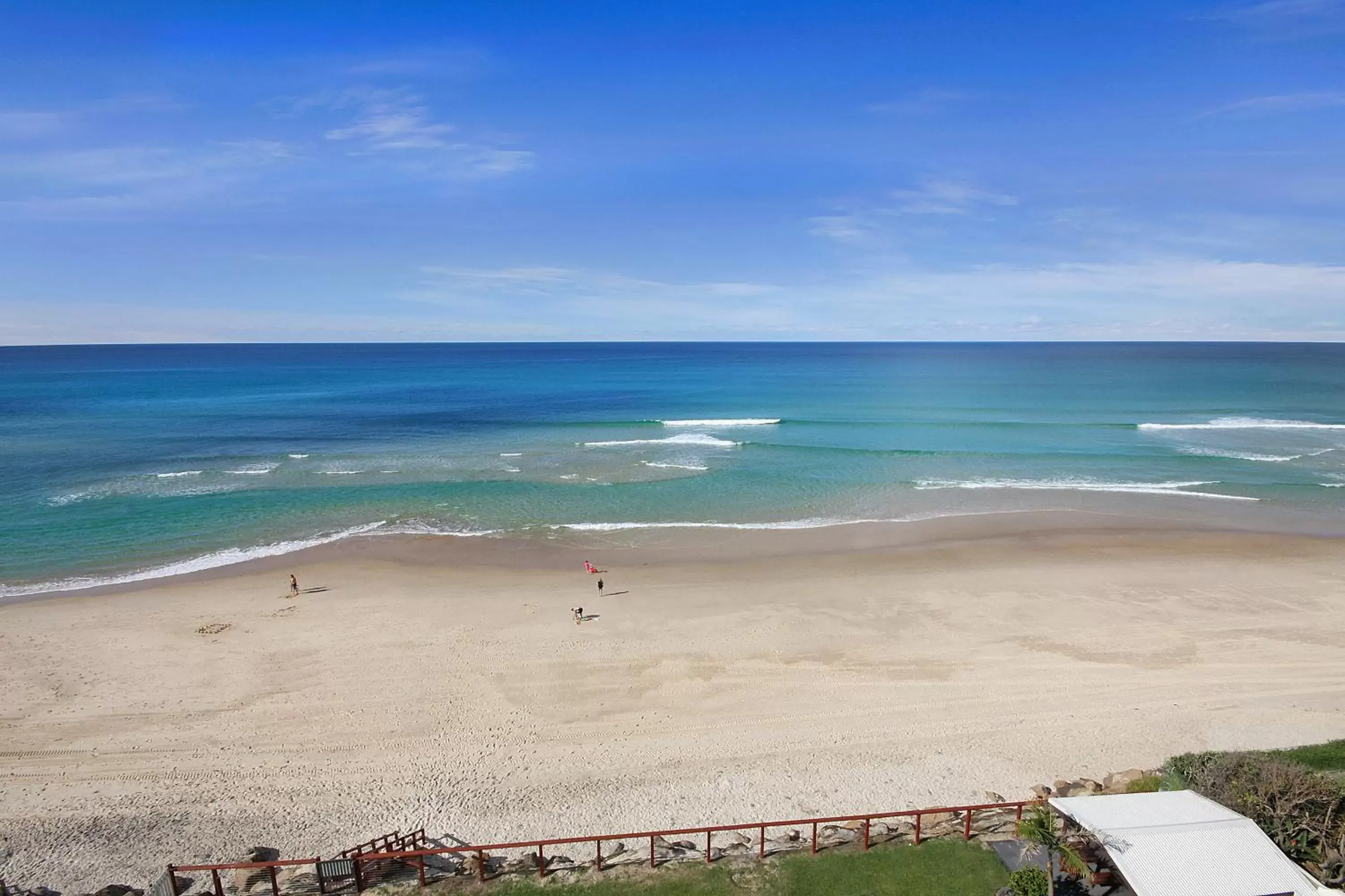 View (from property/room), Bird's-eye View in Spindrift on the Beach - Absolute Beachfront