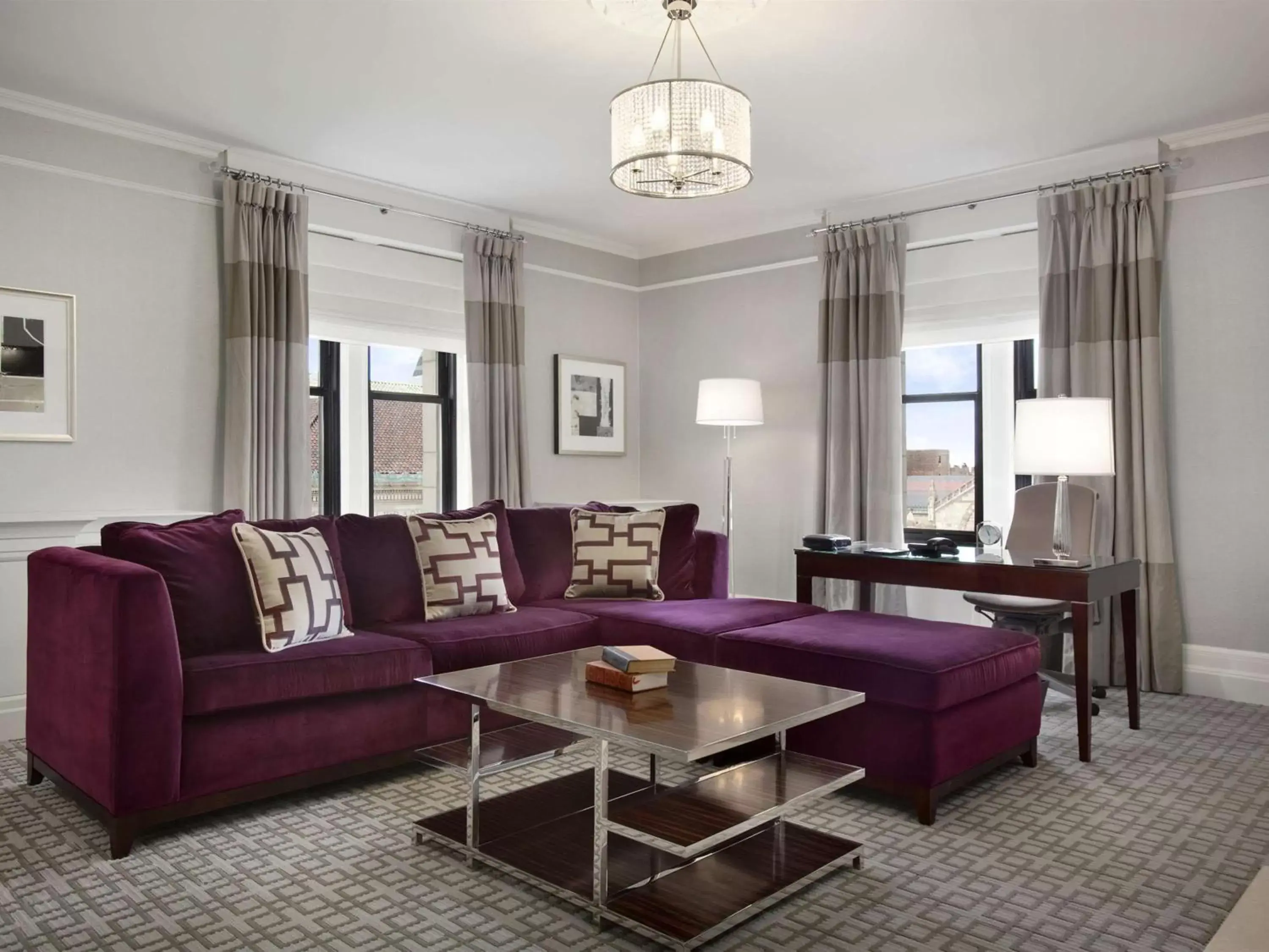 One-Bedroom Suite with One King Bed in Fairmont Copley Plaza