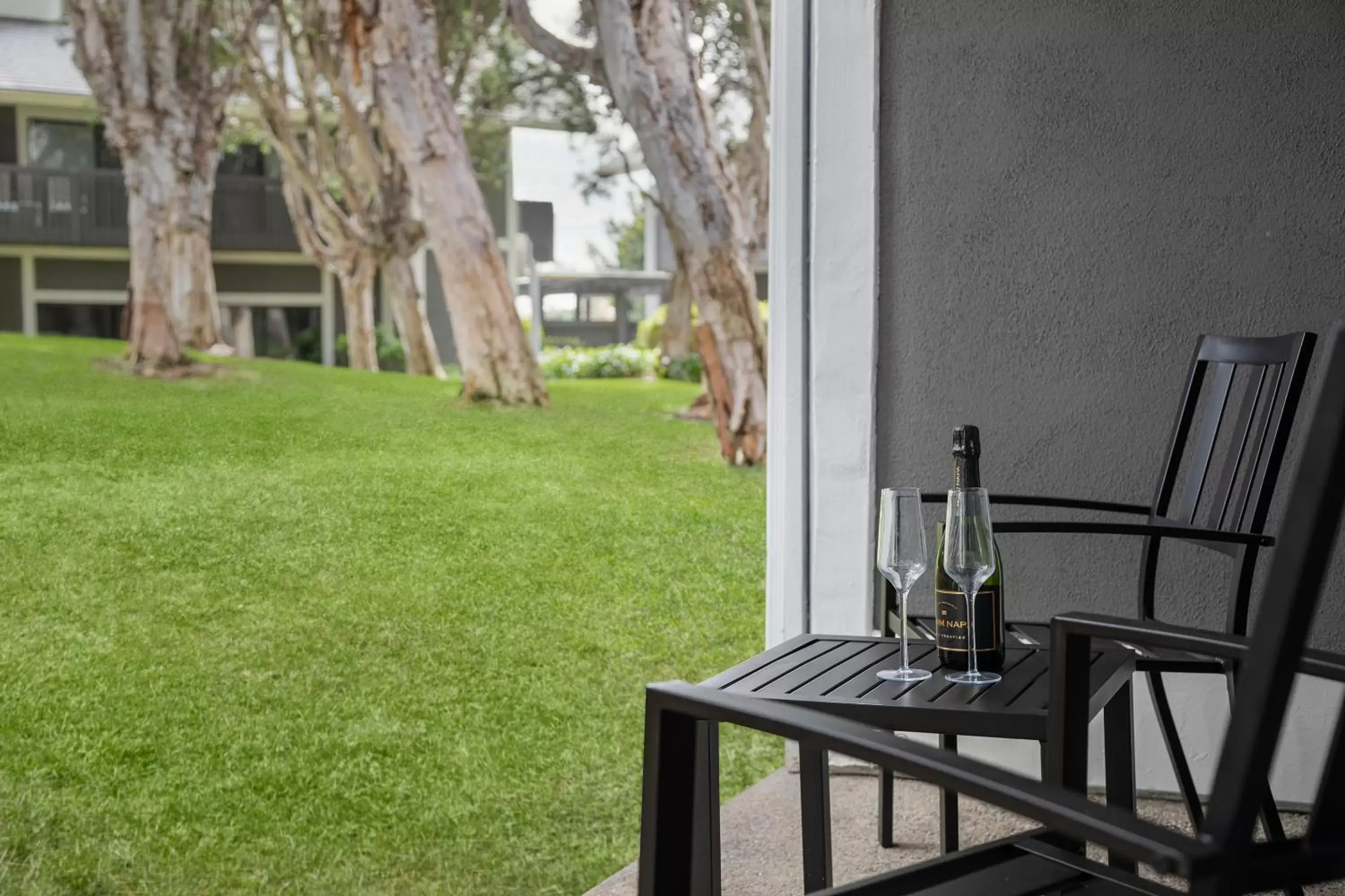 Patio in Carlsbad by the Sea Hotel