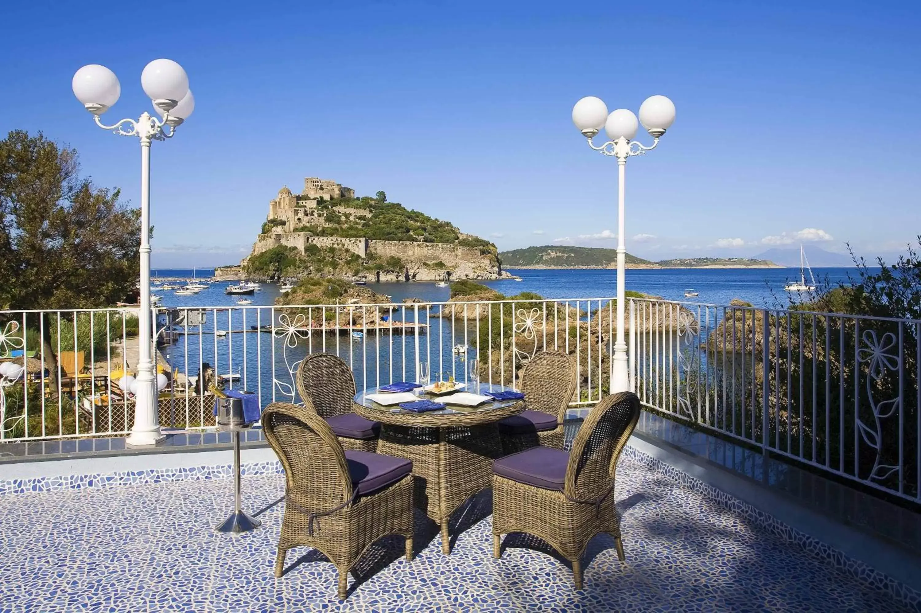 Balcony/Terrace in Strand Hotel Delfini
