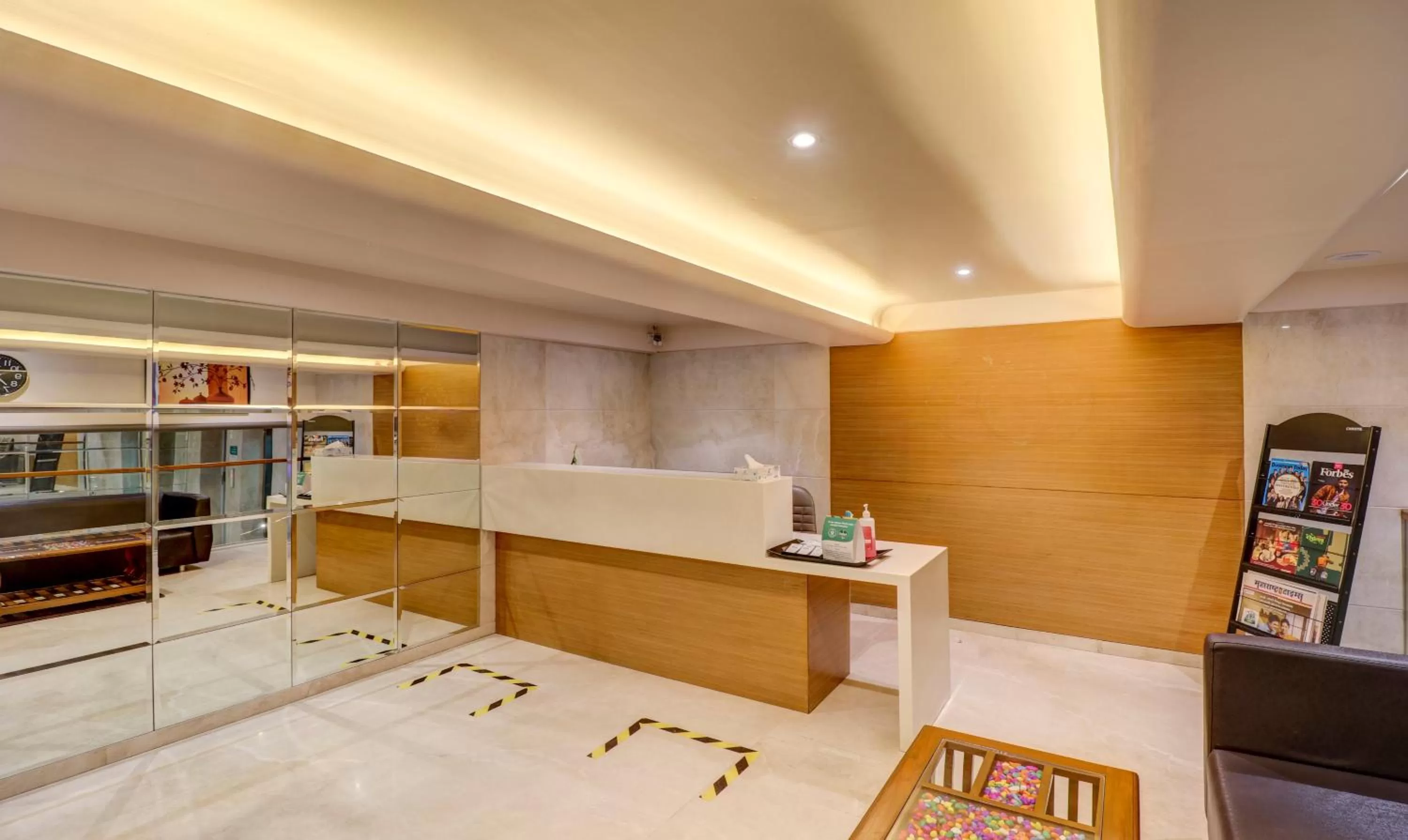 Lobby or reception in Treebo Ranjeet Shivaji Nagar