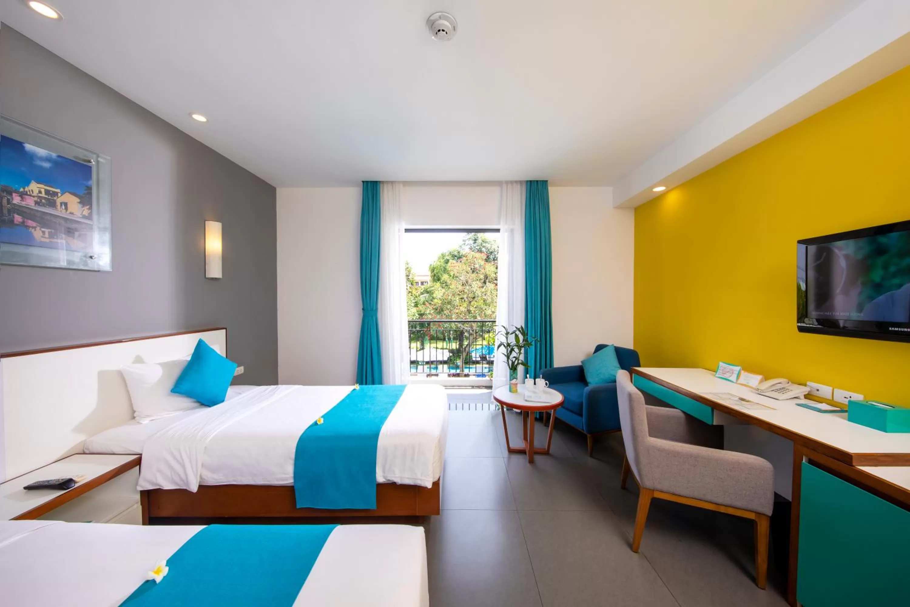 Bed in ÊMM Hotel Hoi An