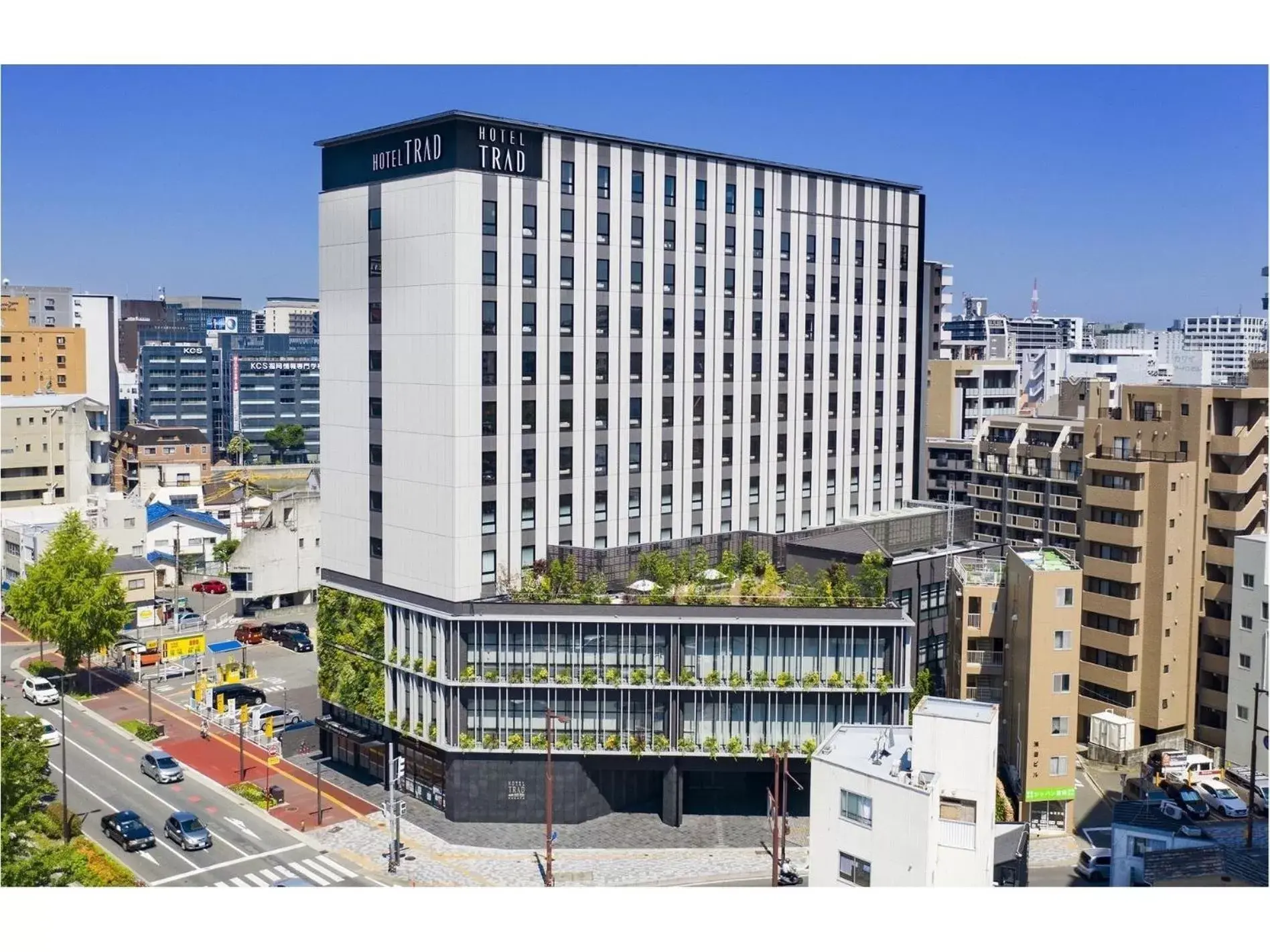 Facade/entrance in Hotel Trad Hakata Facade/entrance in Hotel Trad Hakata