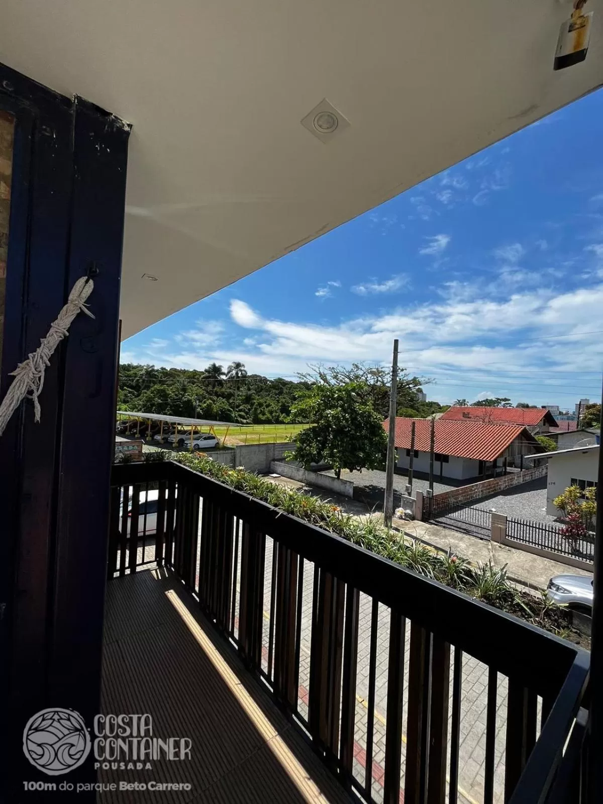 Balcony/Terrace in Pousada Costa Container