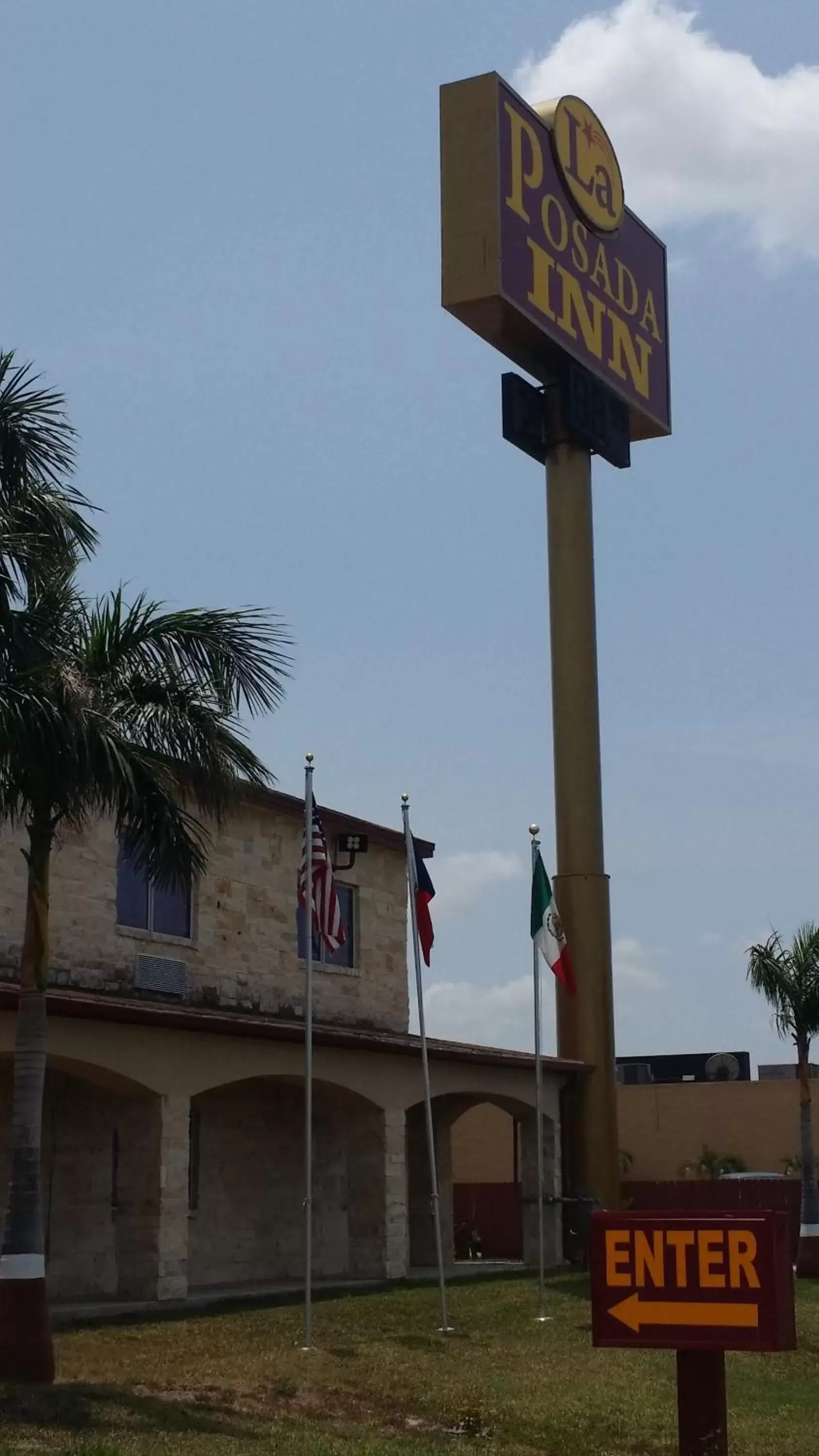Bird's eye view, Property Logo/Sign in La Copa Inn Alamo