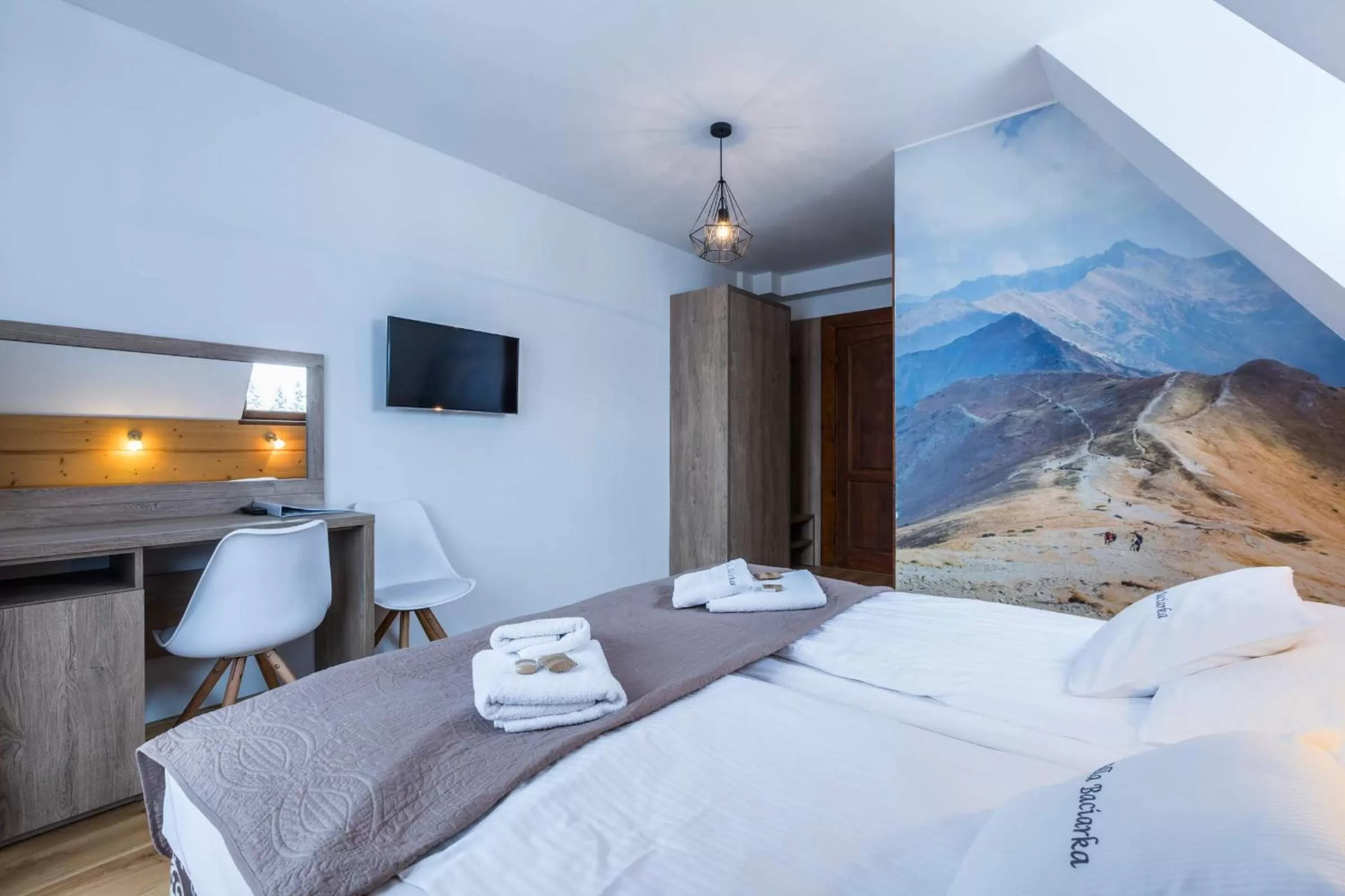 Photo of the whole room, Bed in Willa Baciarka-basen, sauny i jacuzzi