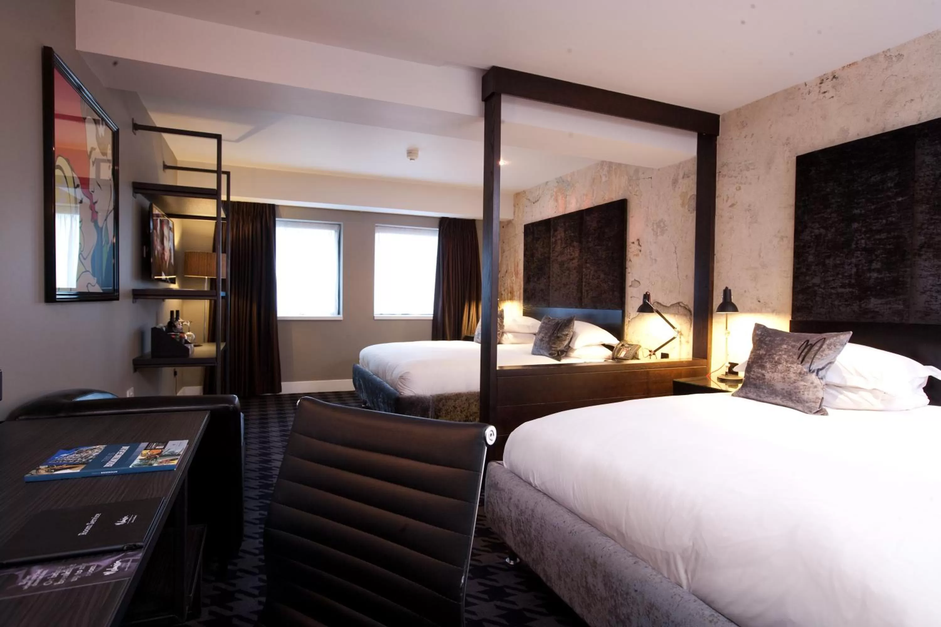 Bedroom, Bed in Malmaison Birmingham