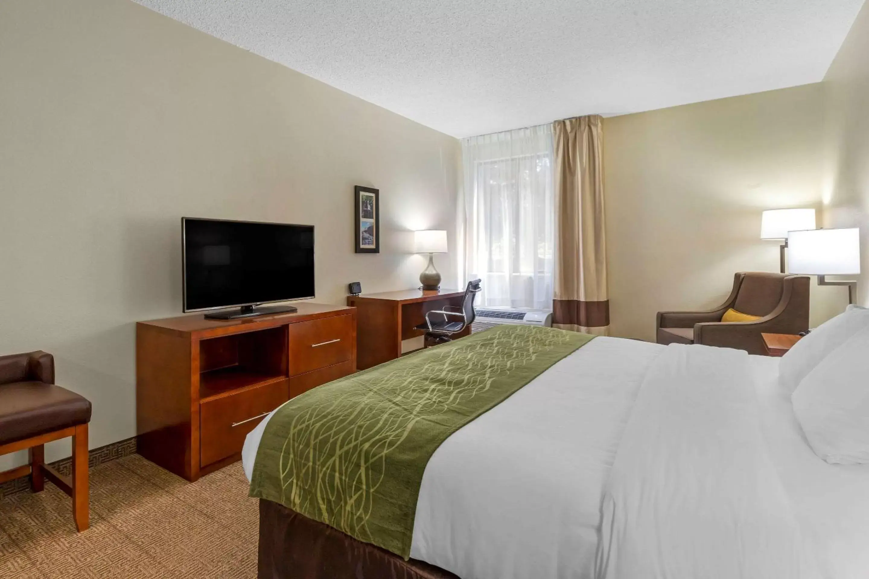 Photo of the whole room, Bed in Comfort Inn & Suites Lenoir Hwy 321 Northern Foothills