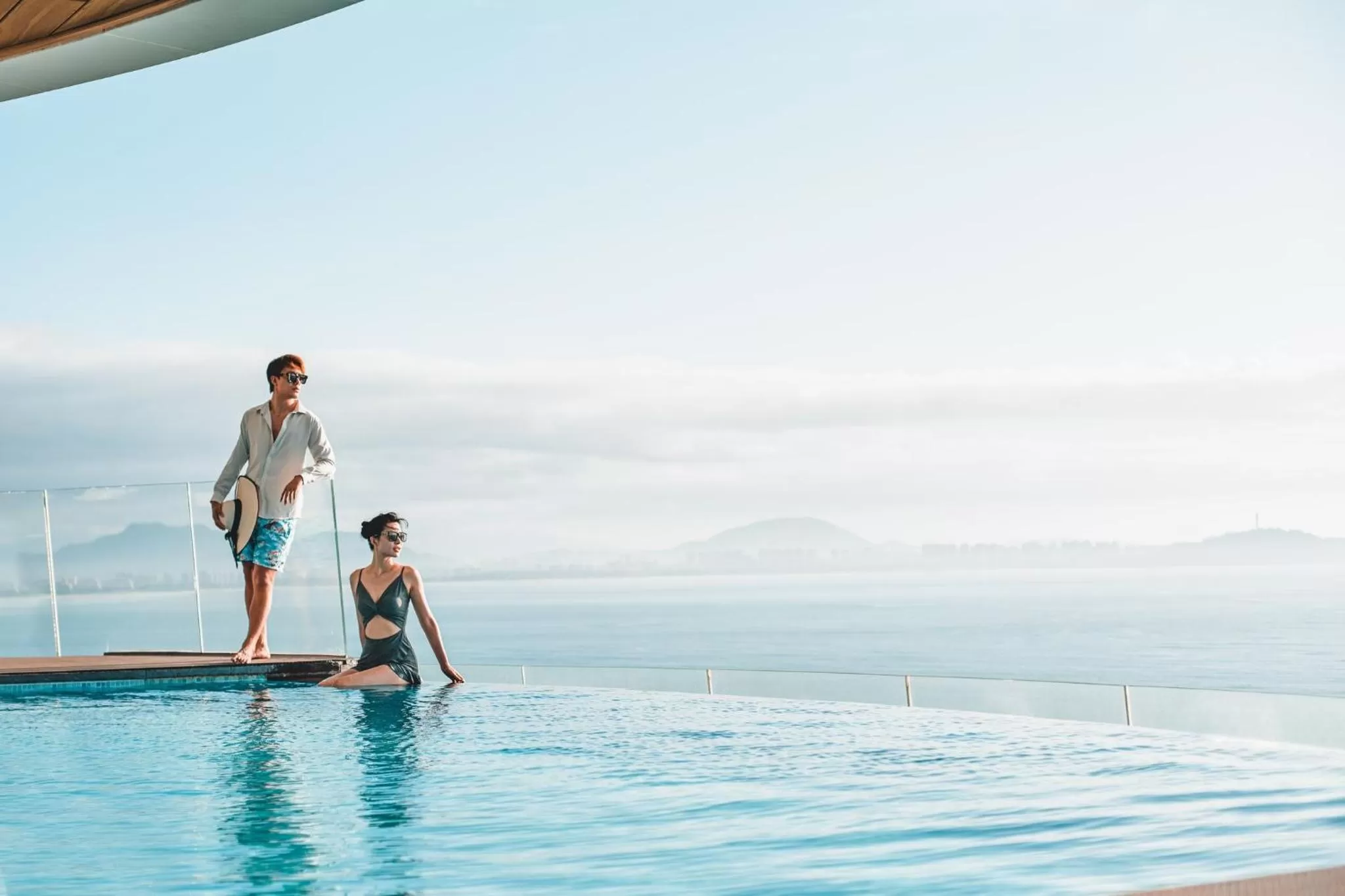 Swimming pool in Crowne Plaza Sanya Haitang Bay Resort by IHG