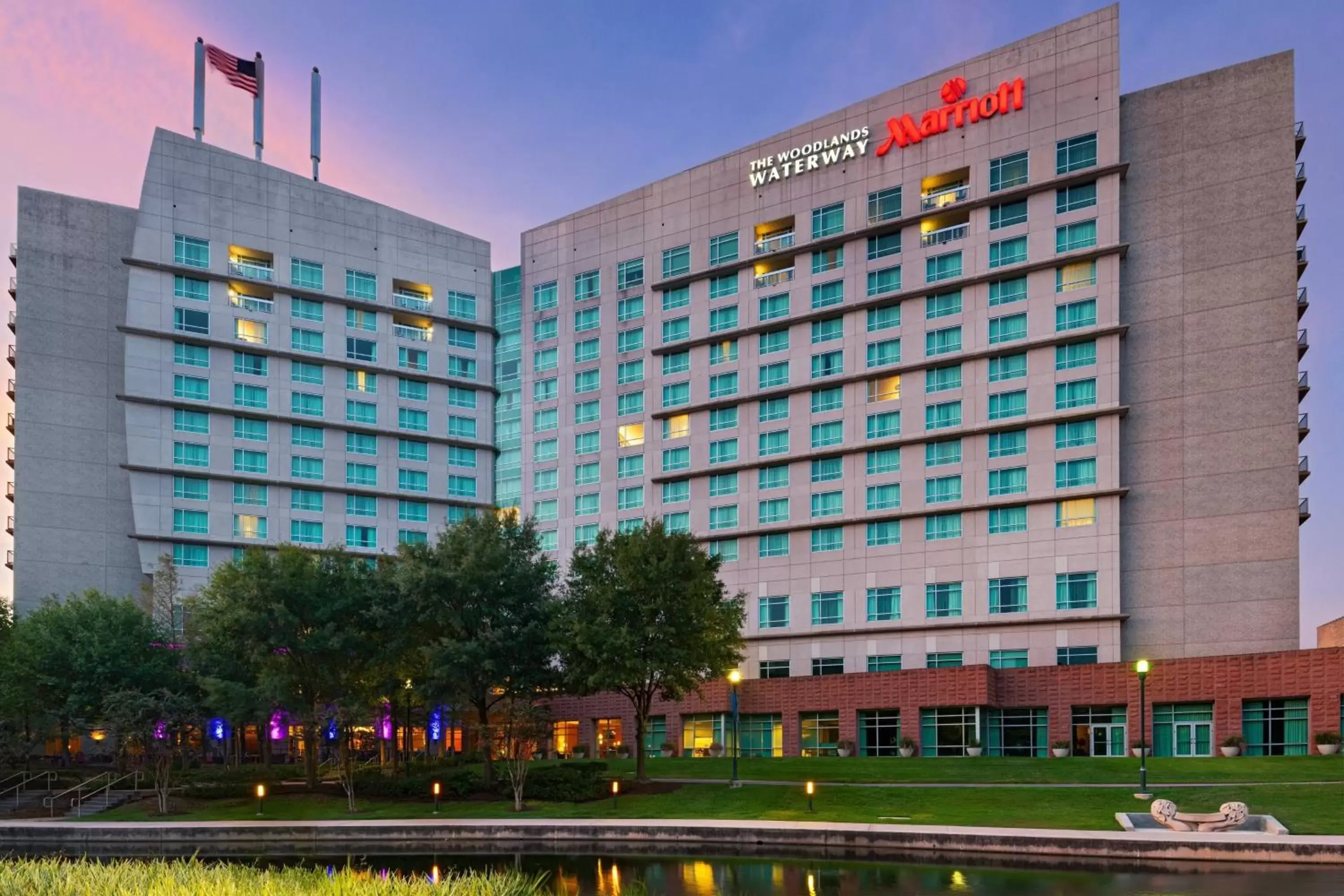 Property Building in The Woodlands Waterway Marriott Hotel and Convention Center