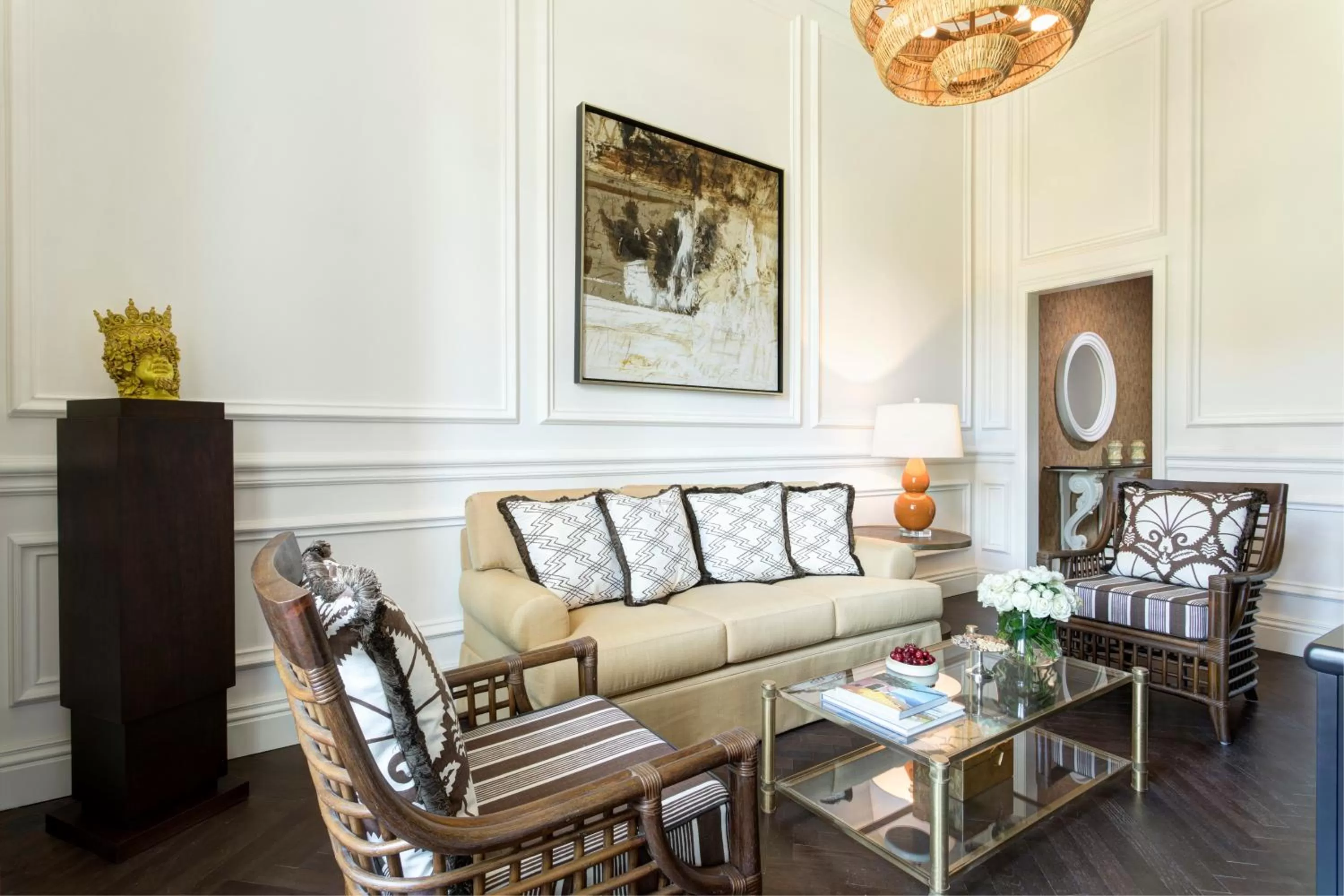 Living room in Rocco Forte Villa Igiea