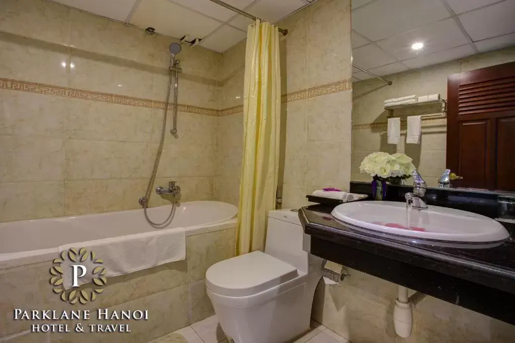 Bath, Bathroom in Parklane Central Hanoi Hotel