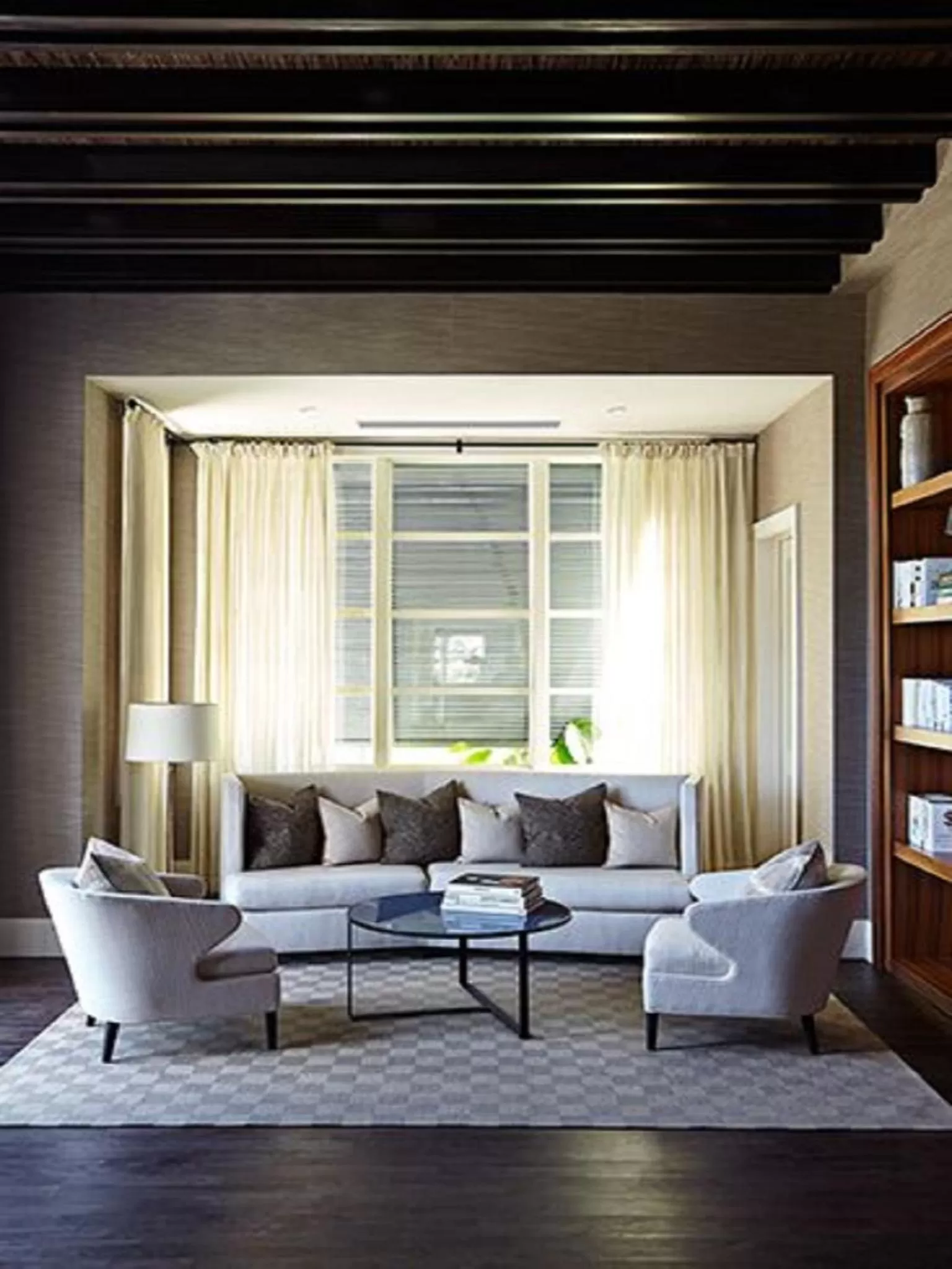 Living room in The Island House