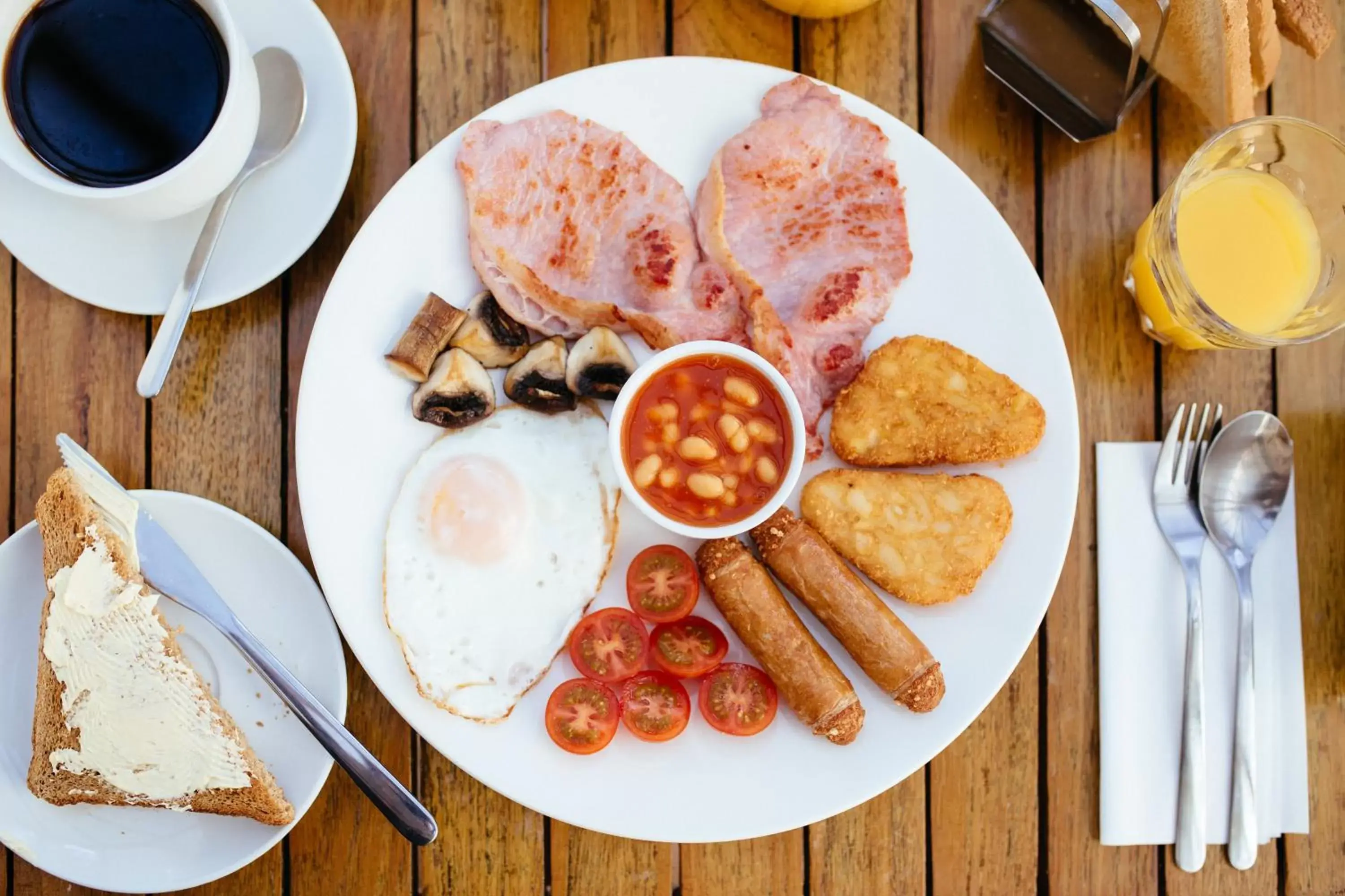 English/Irish breakfast, Food in Pymgate Lodge Hotel Manchester Airport