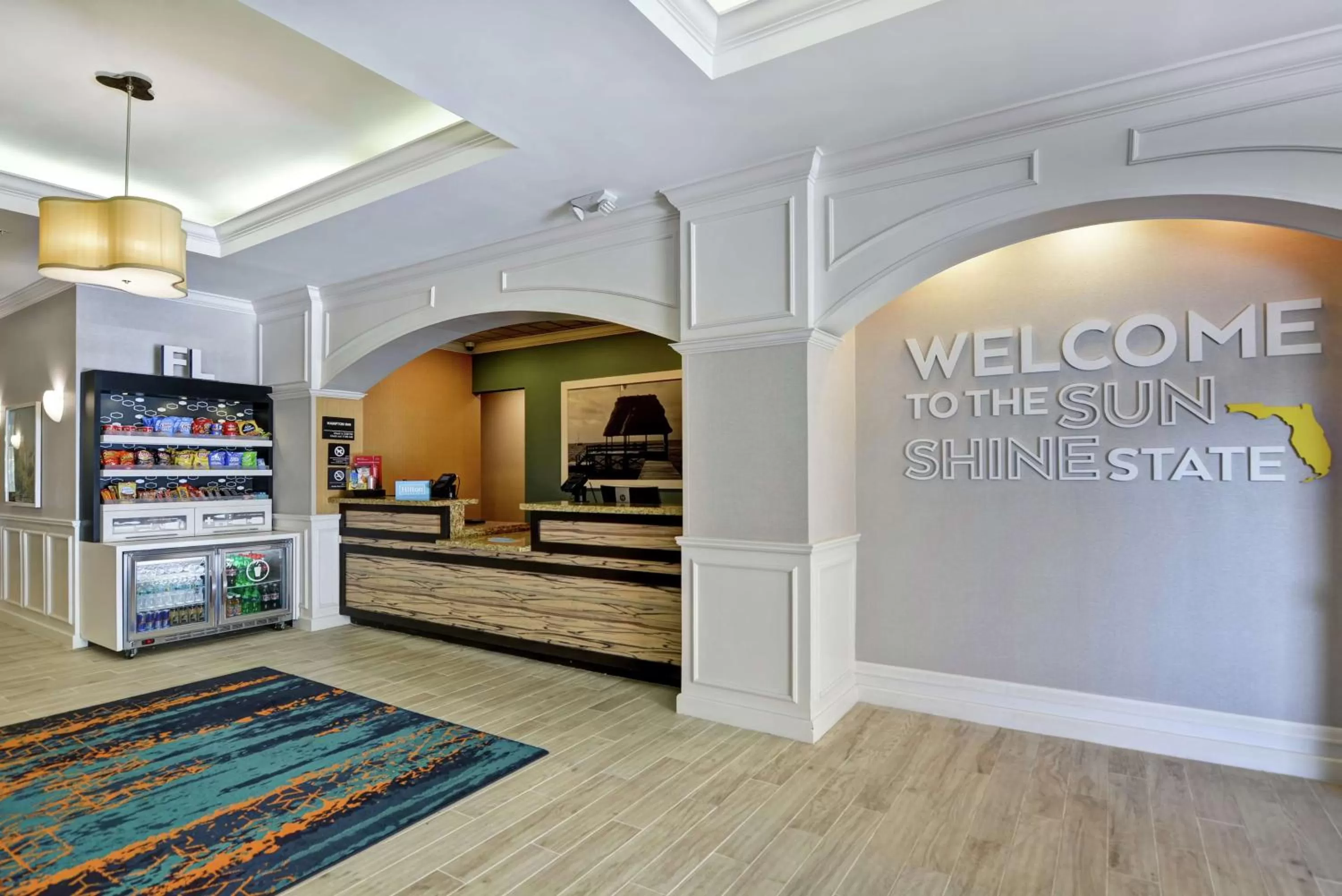Lobby or reception in Hampton Inn Palm Beach Gardens