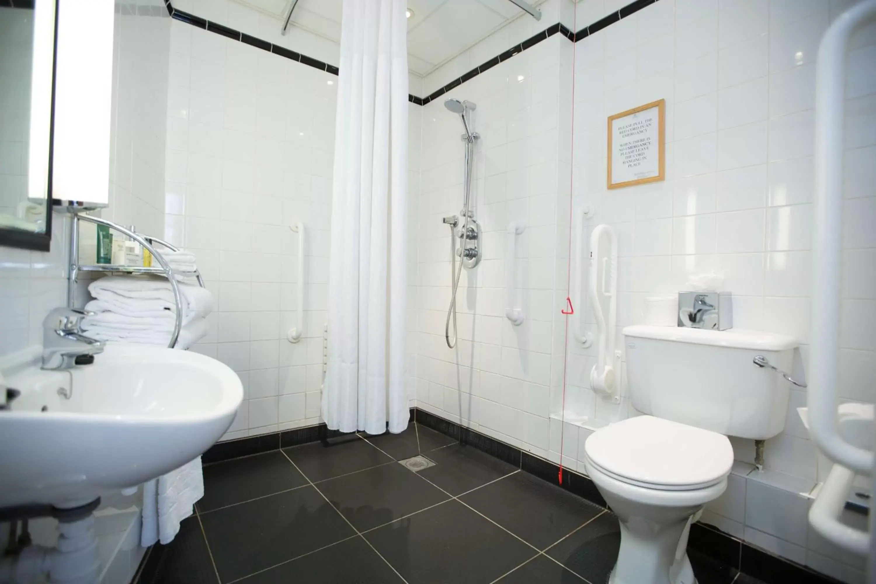 Bathroom in Hilton London Olympia