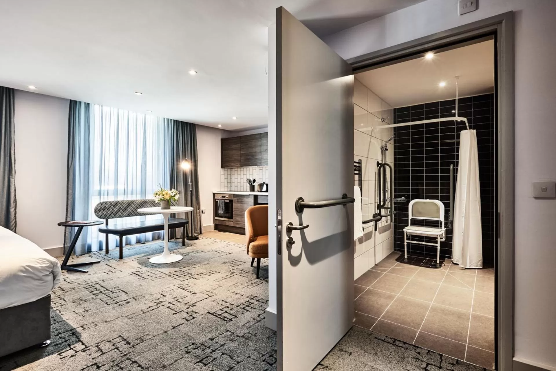 Facility for disabled guests, Bed in Citadines City Centre Liverpool