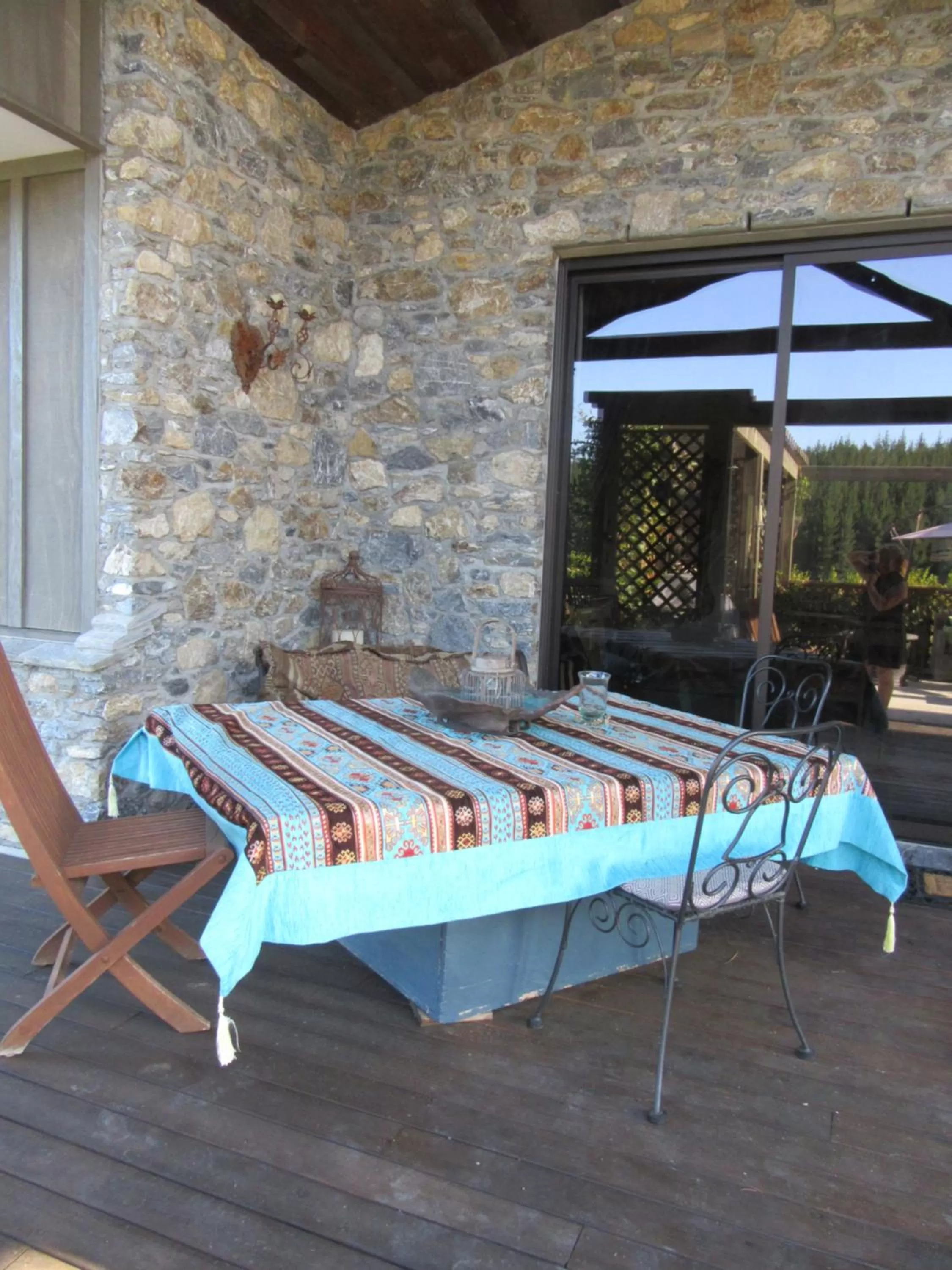 Balcony/Terrace in Redwood Valley B & B