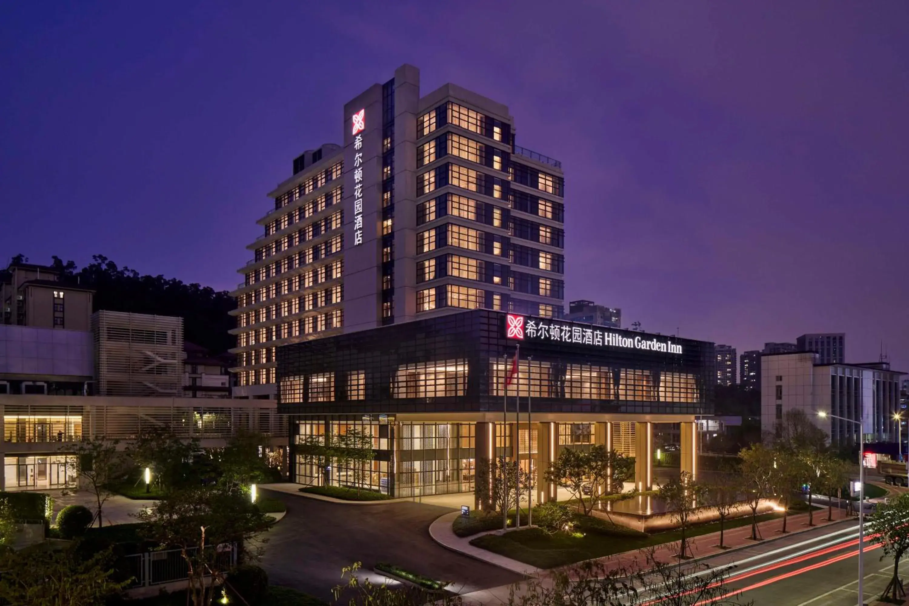 Property building in Hilton Garden Inn Zhuhai Jinan University Property building in Hilton Garden Inn Zhuhai Jinan University
