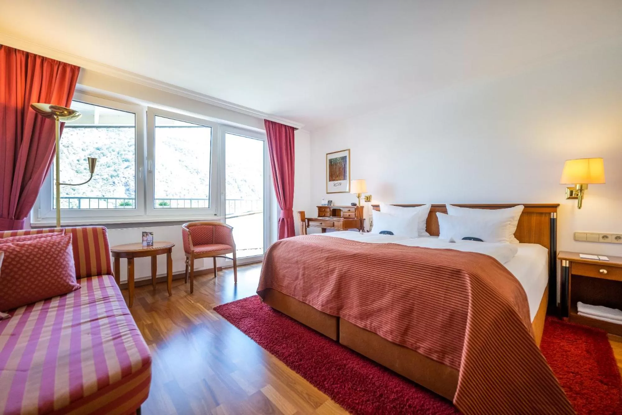 Photo of the whole room, Bed in Moselromantik Hotel Kessler Meyer