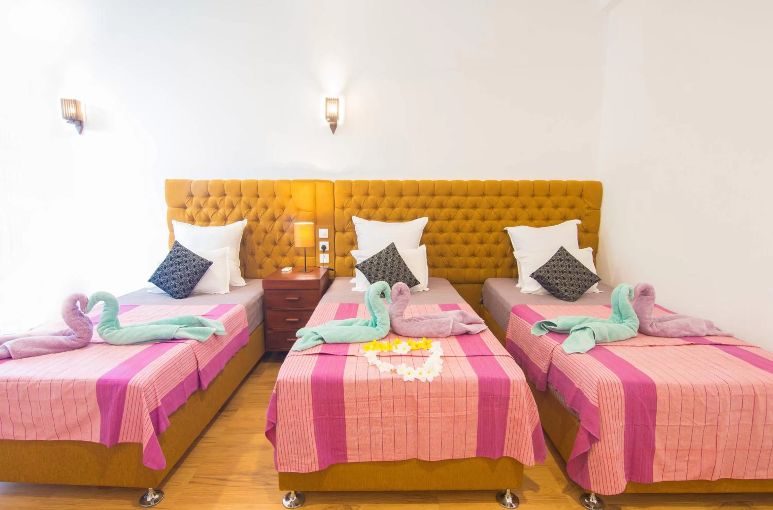 Bed in Ashiyana Hotel