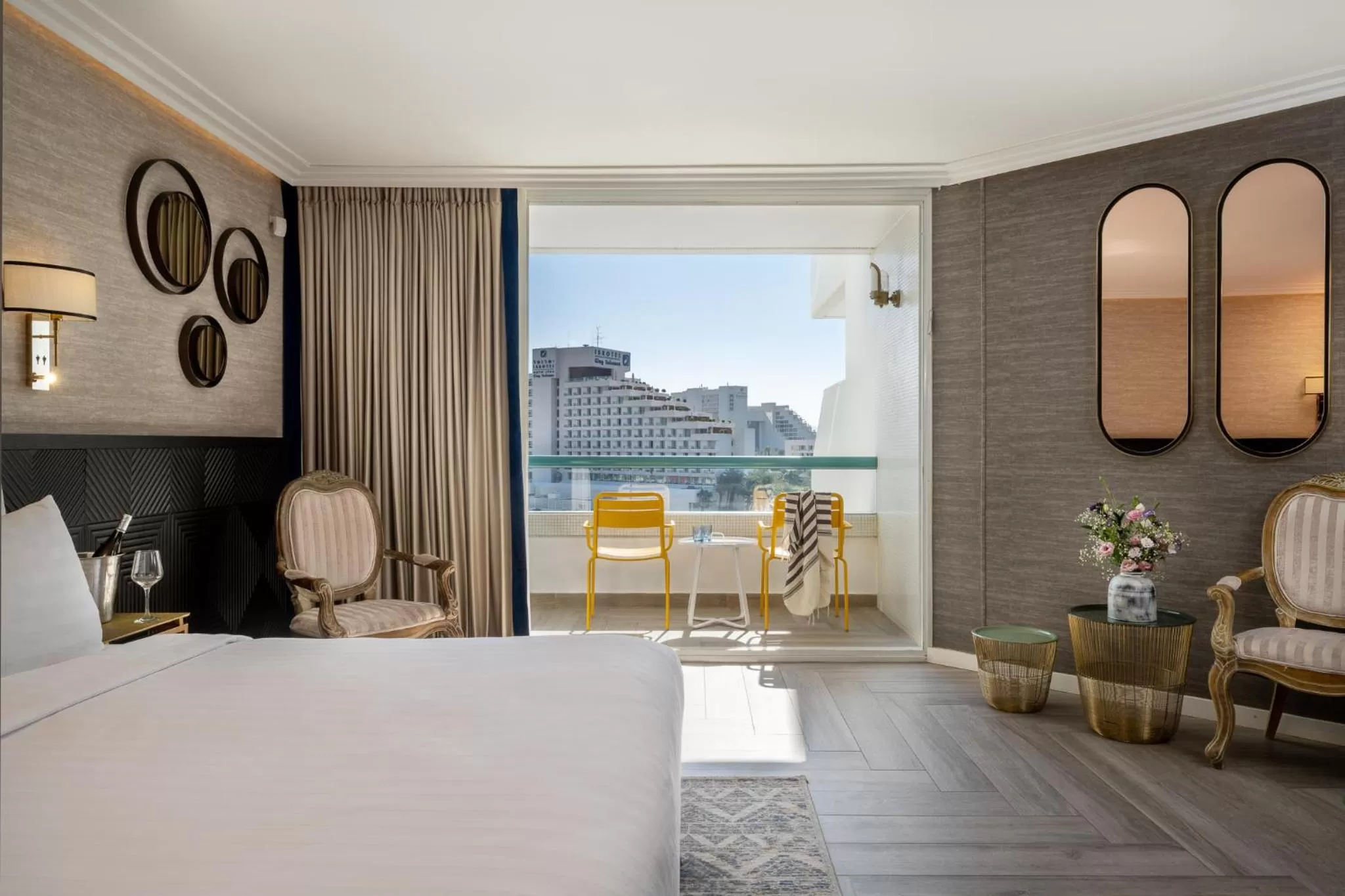 Photo of the whole room, Bed in Vert Hotel Eilat by AFI Hotels