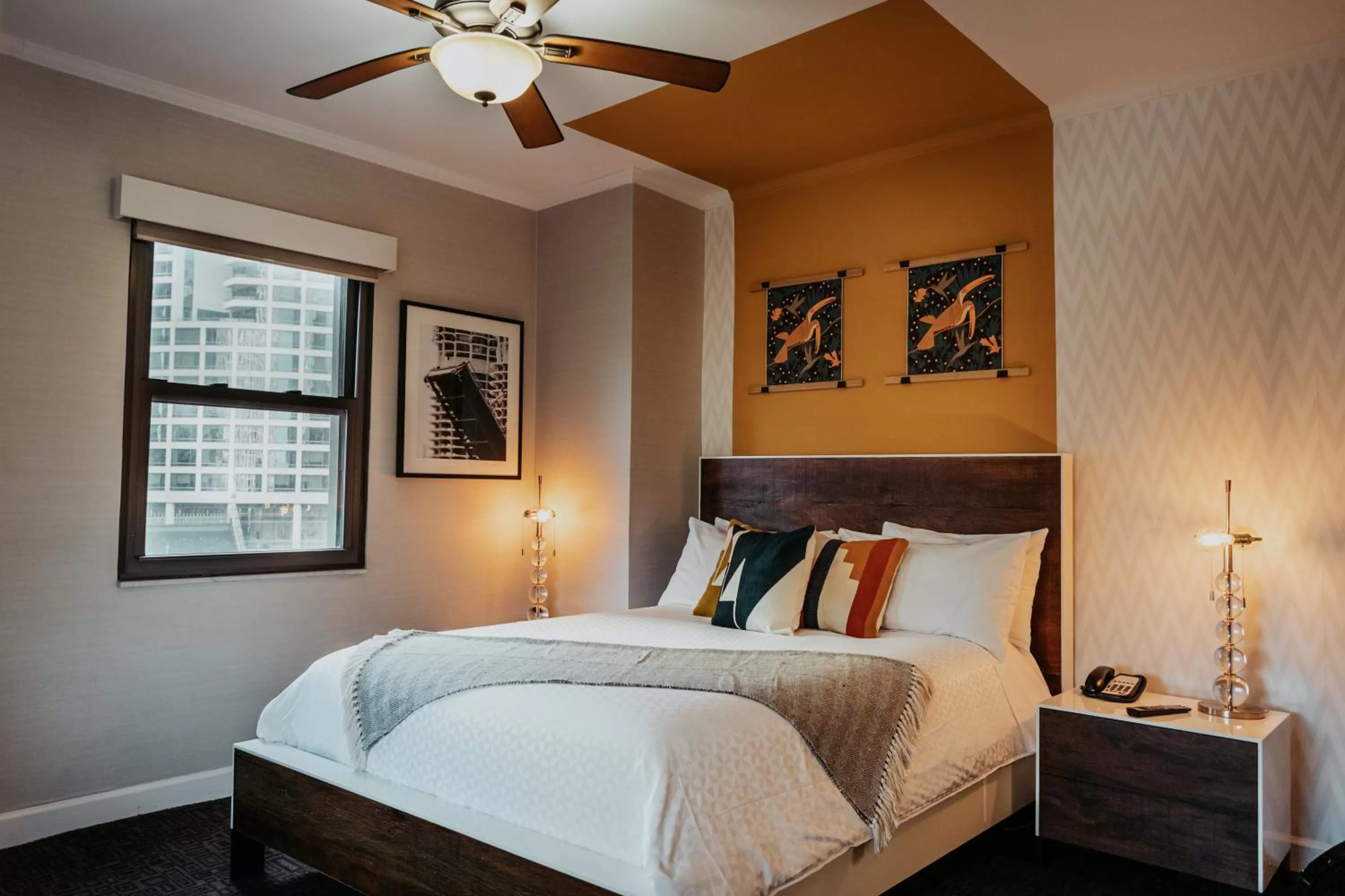 View (from property/room), Bed in Selina Chicago