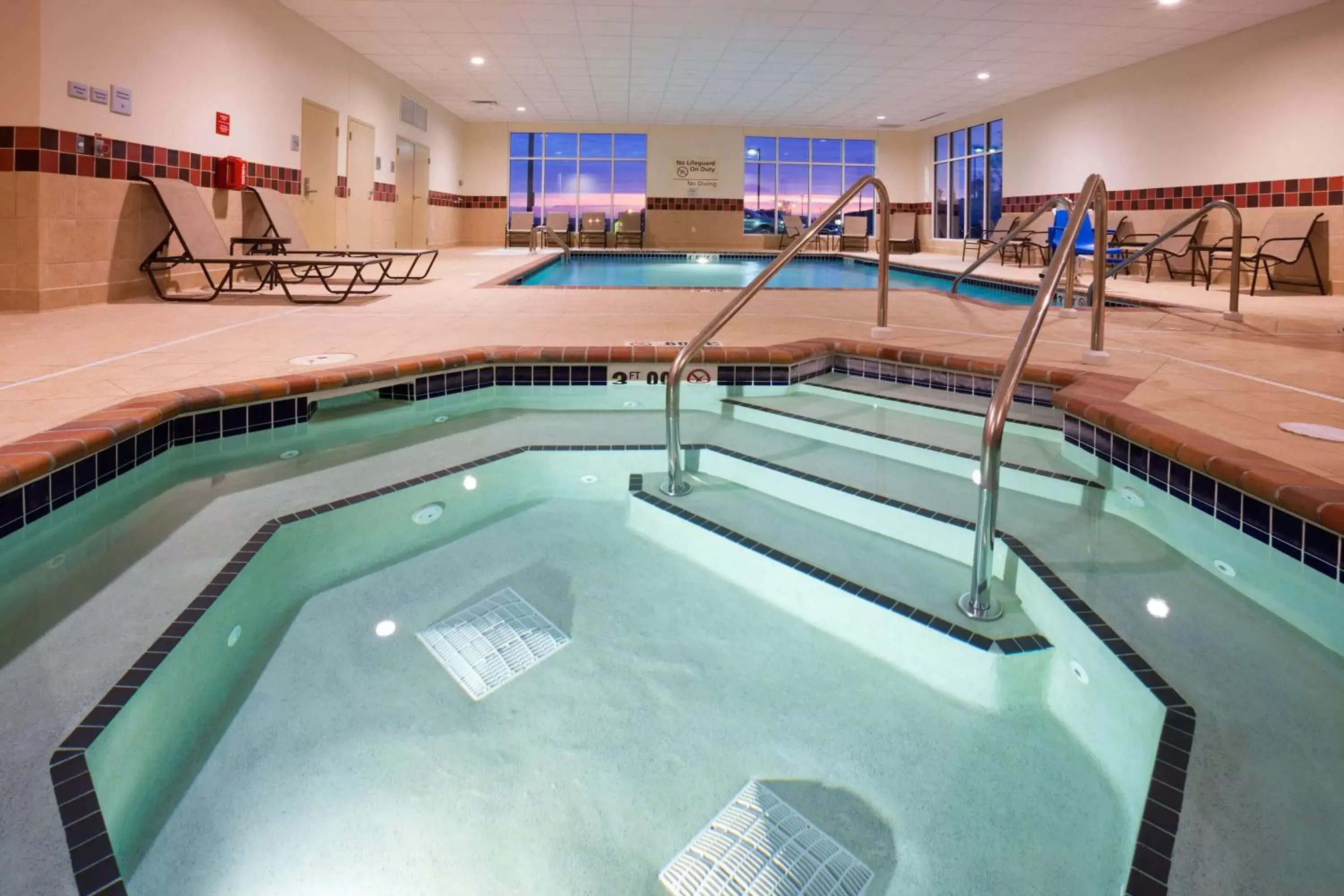 Pool view, Swimming Pool in Hampton Inn & Suites Minot