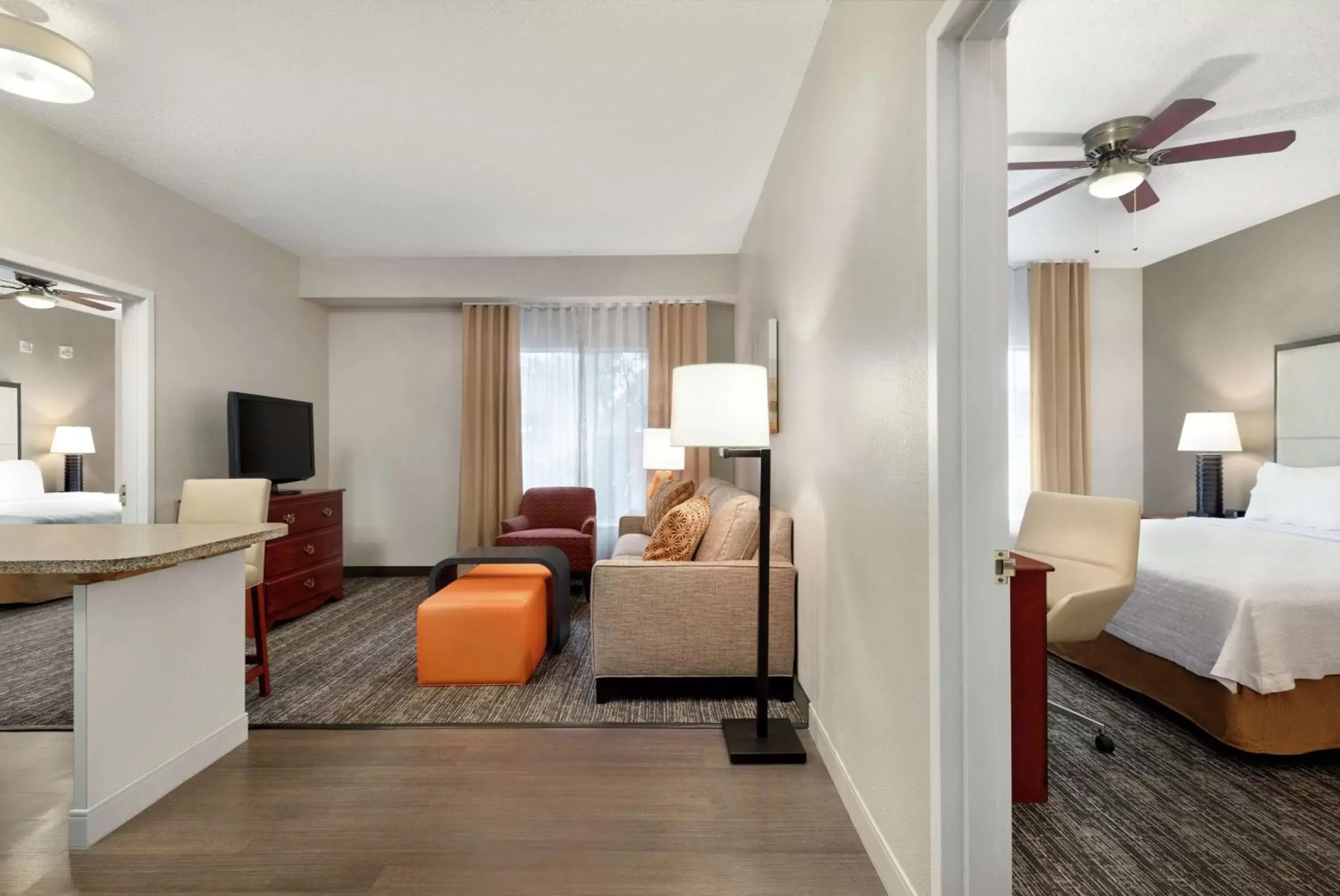 Bedroom, Seating Area in Homewood Suites by Hilton Dallas-Arlington