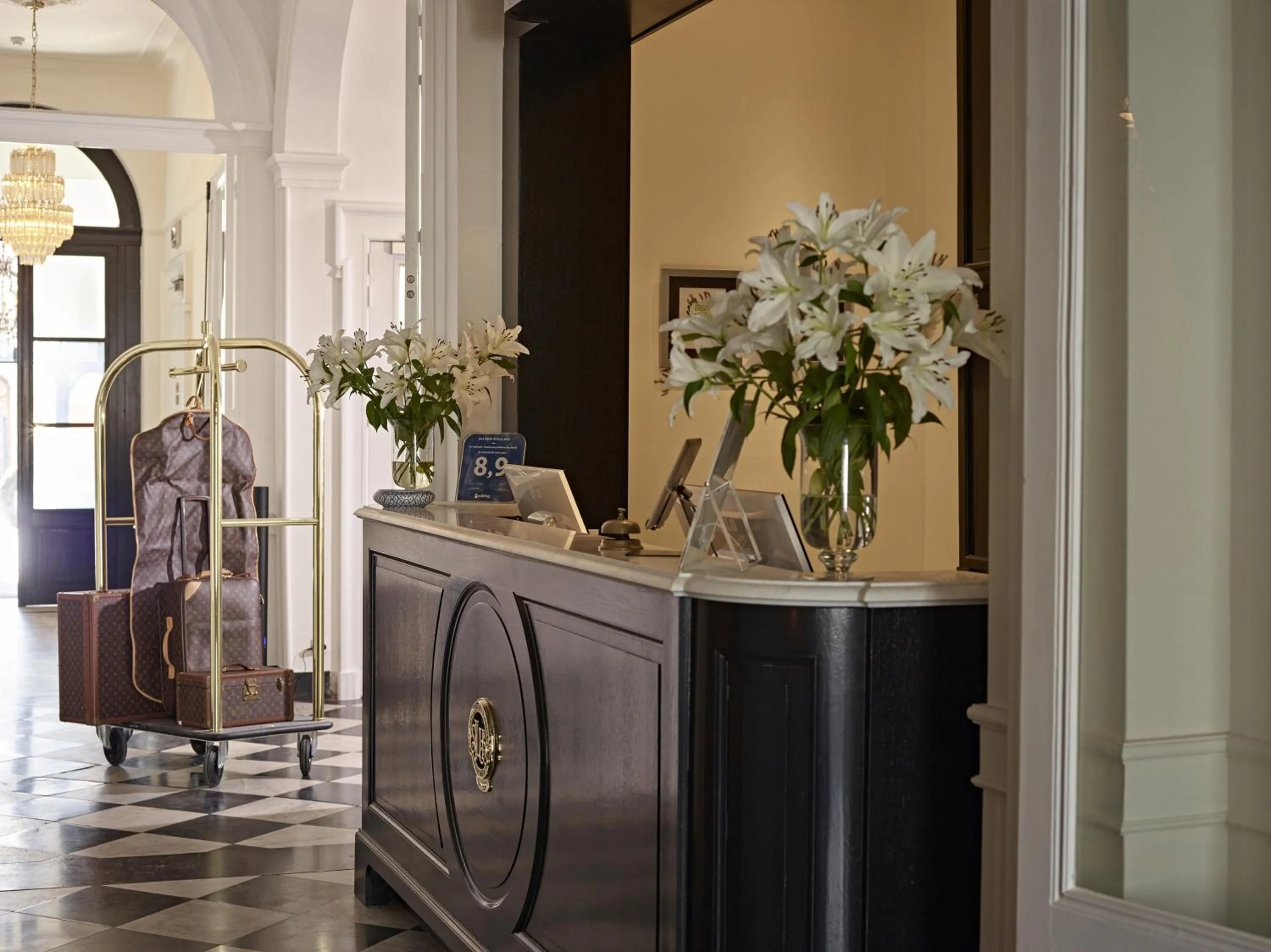 Lobby or reception in De Tuilerieën - Small Luxury Hotels of the World