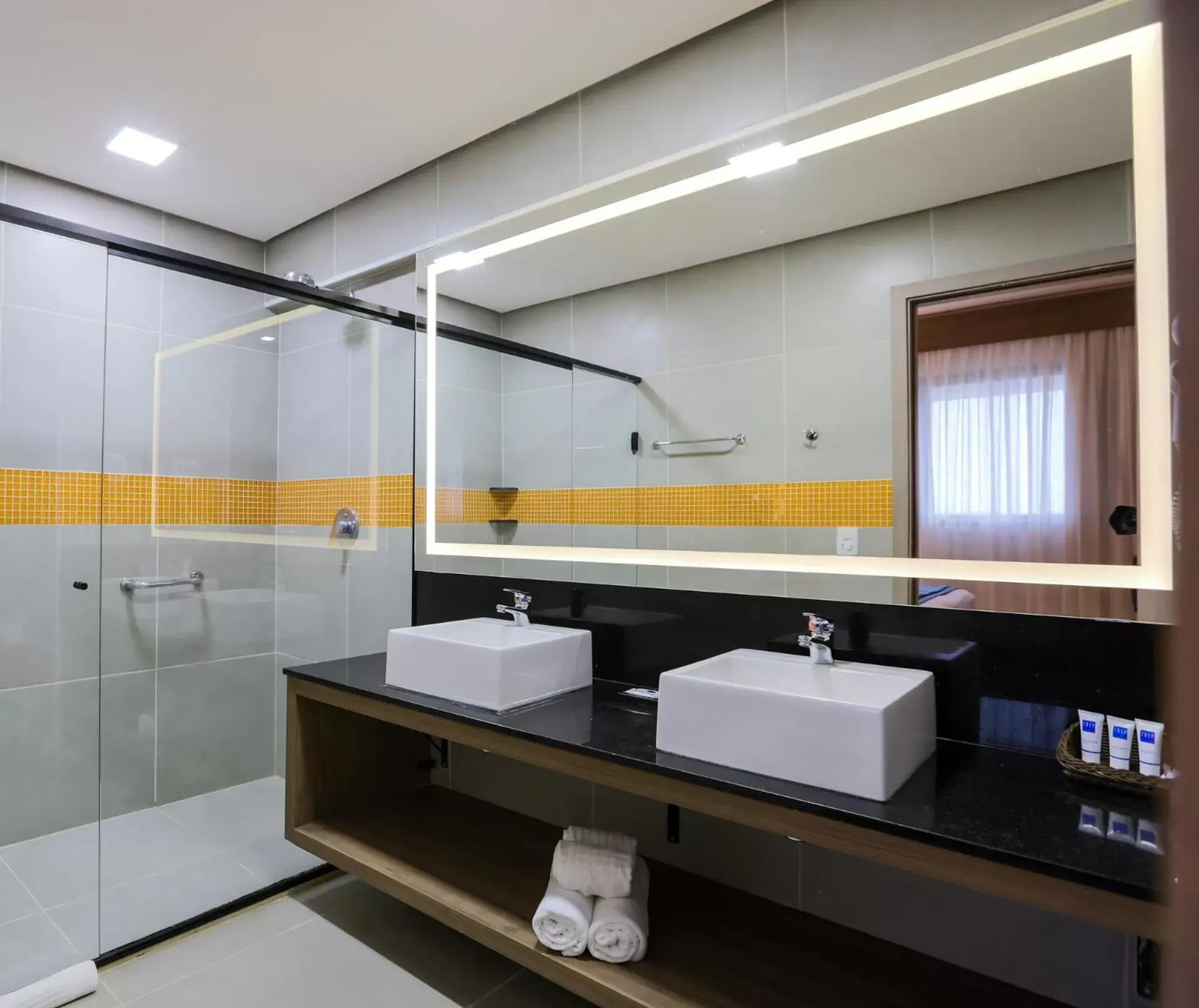 Shower, Bathroom in TRYP By Wyndham Ribeirão Preto