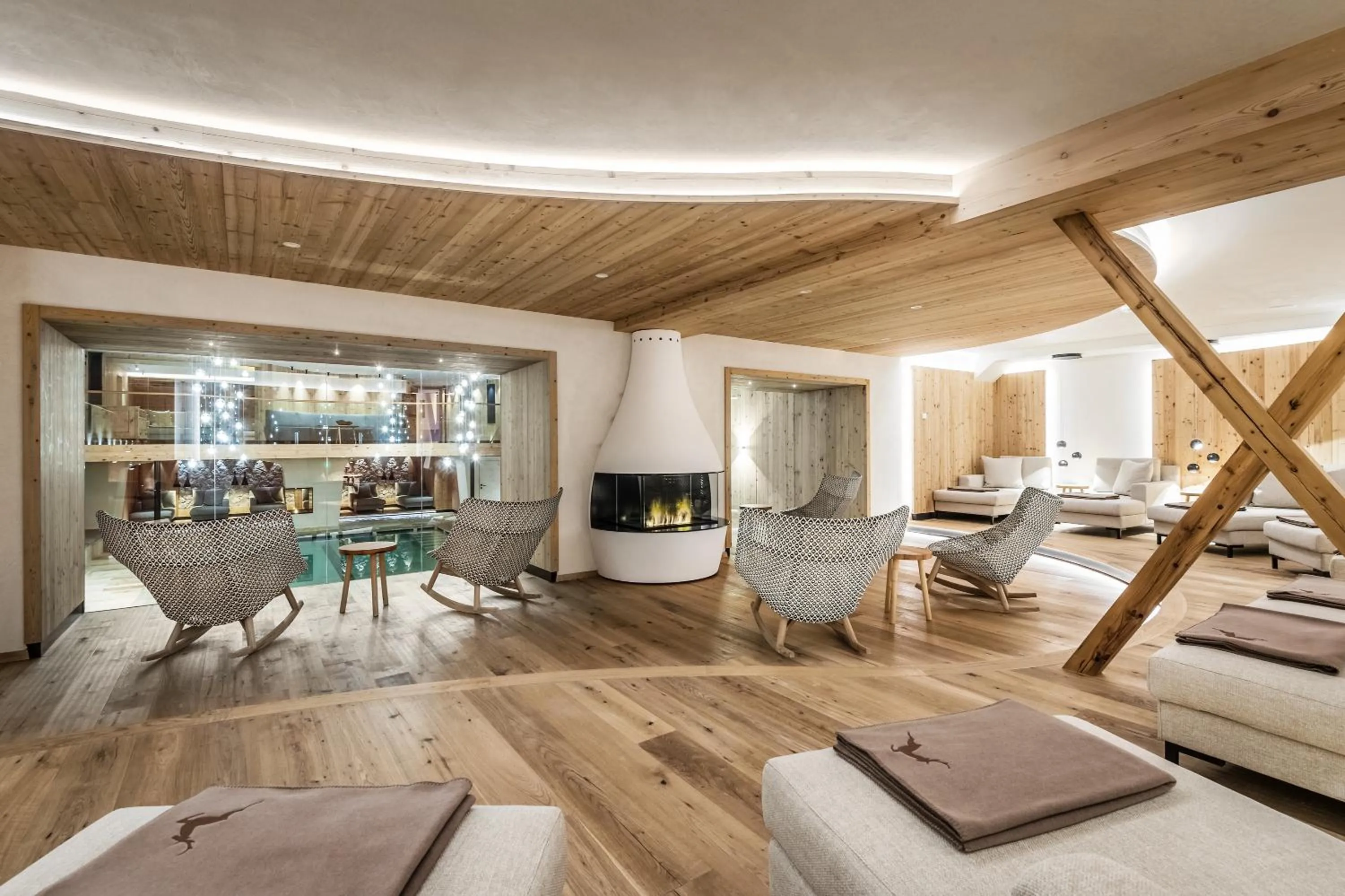 Spa and wellness centre/facilities, Bed in Kolfuschgerhof Mountain Resort