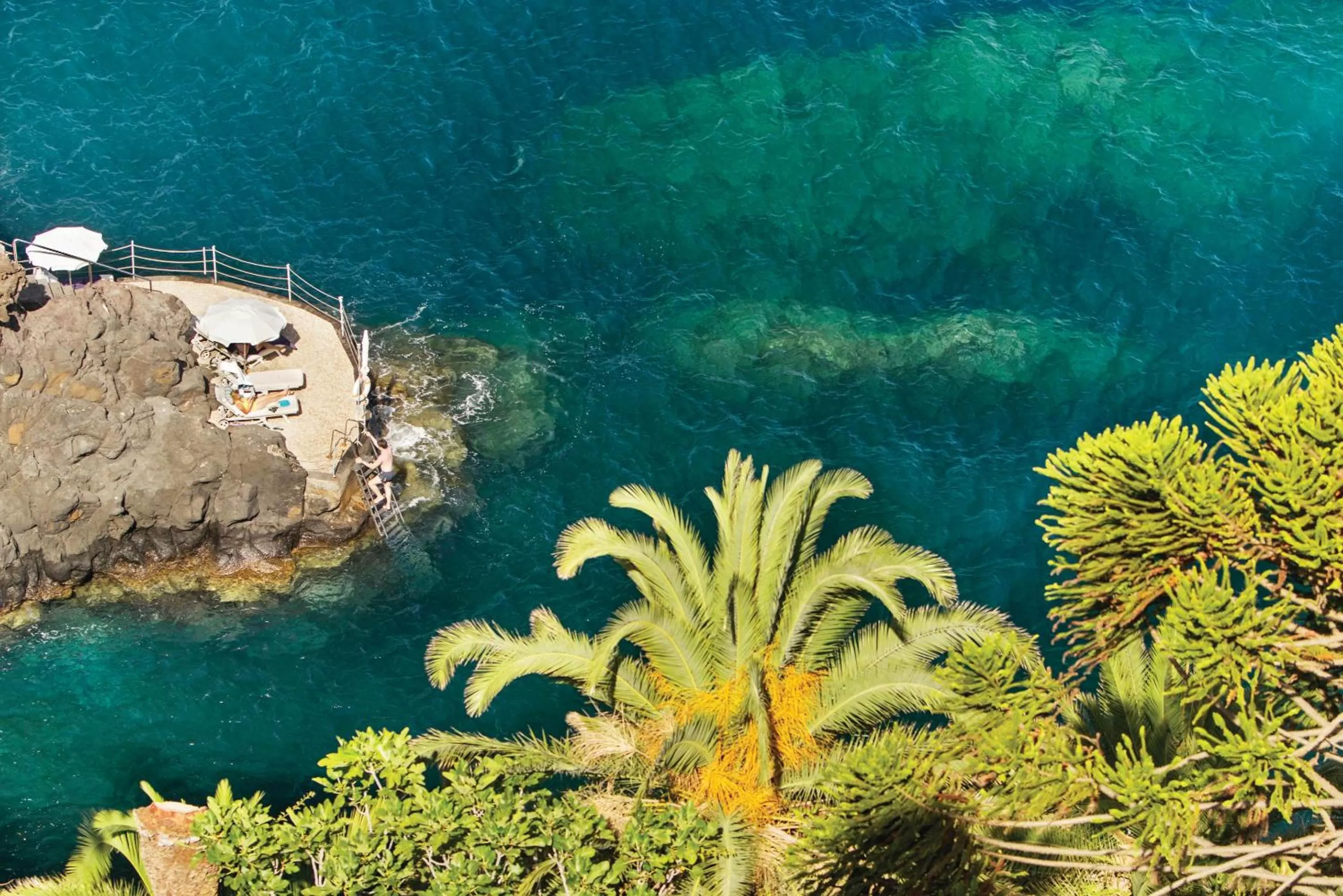 Beach in Reid's Palace, A Belmond Hotel, Madeira