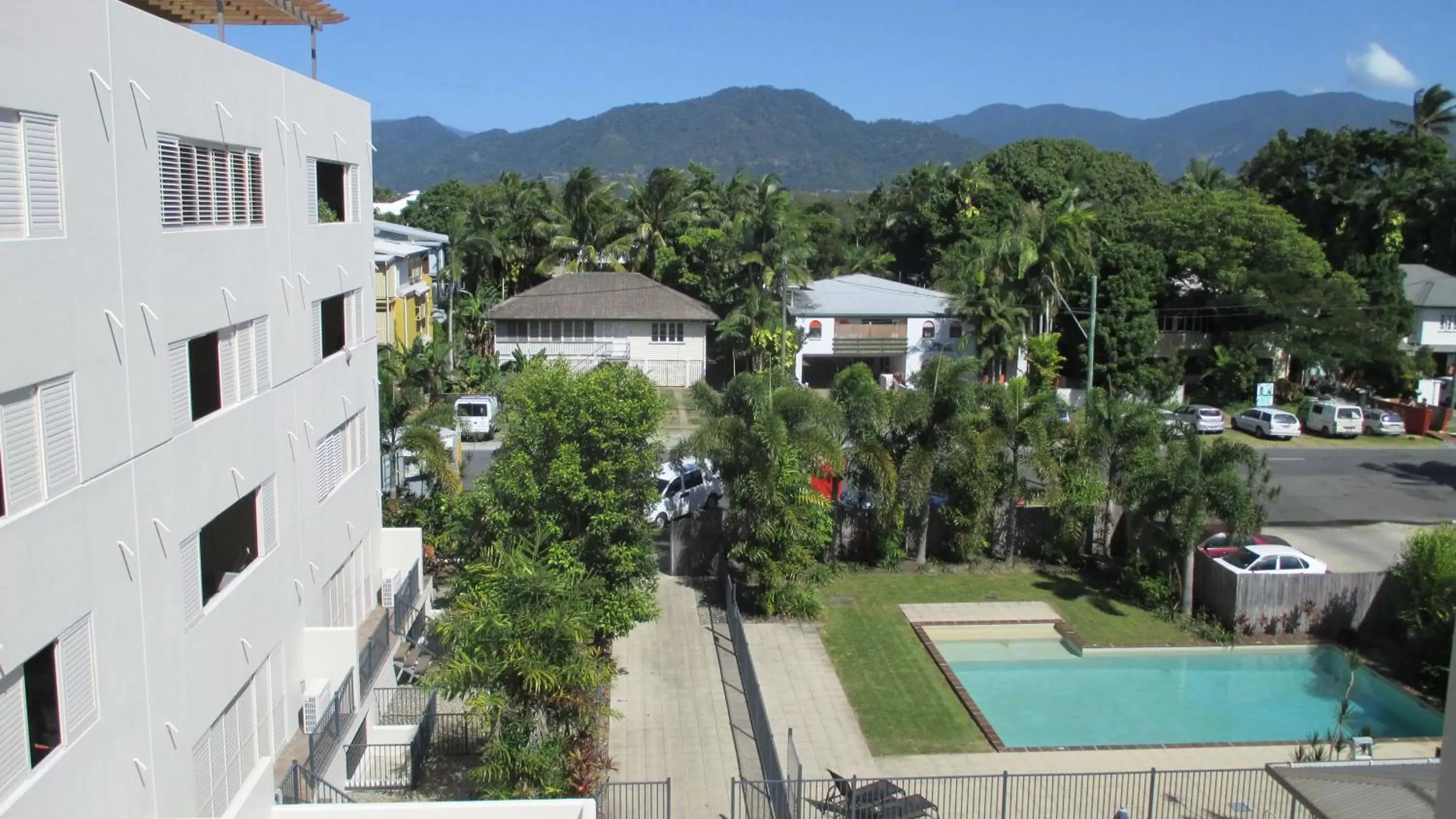Pool View in Edge Apartments Cairns