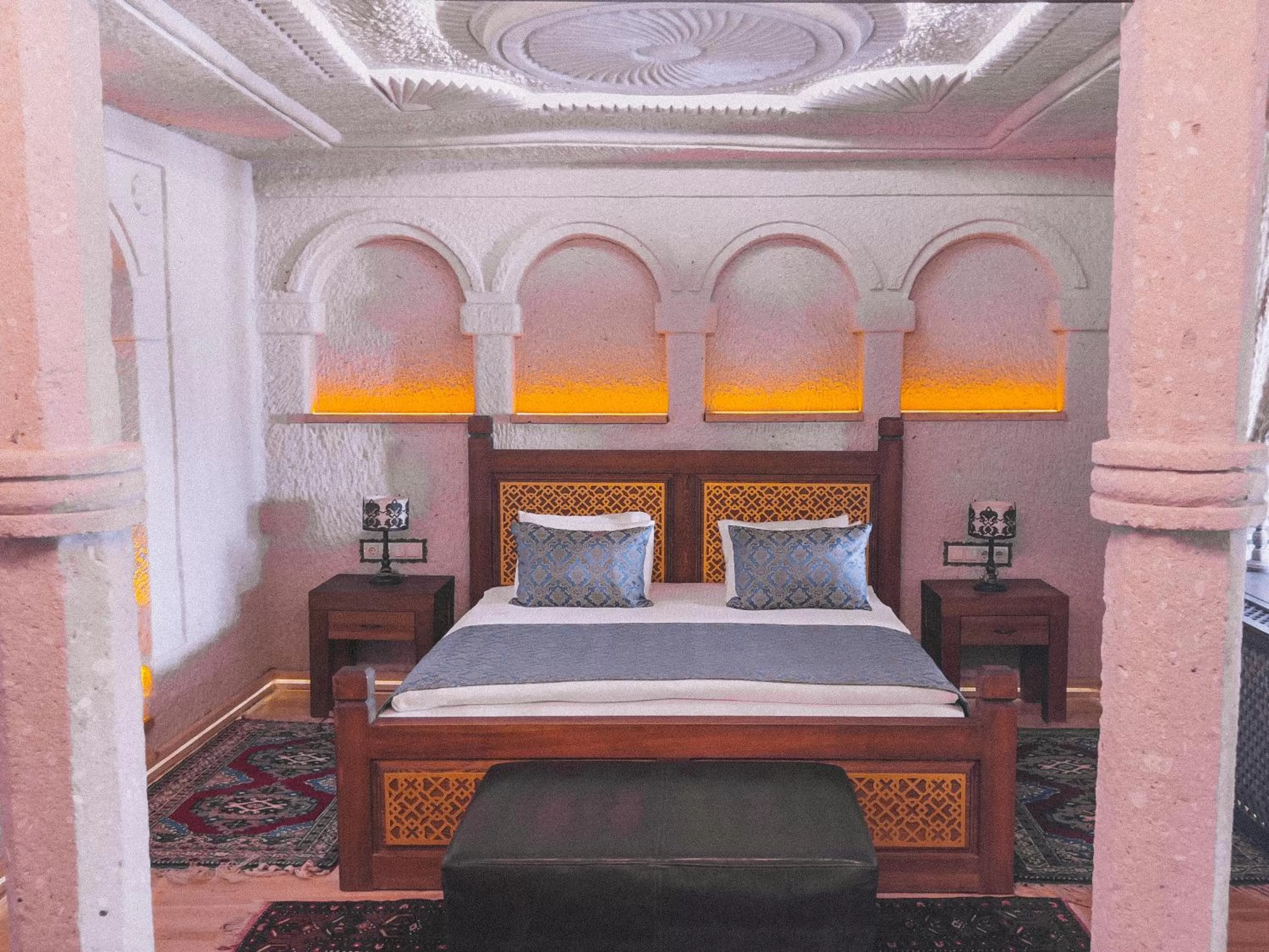 Bed in Local Cave House