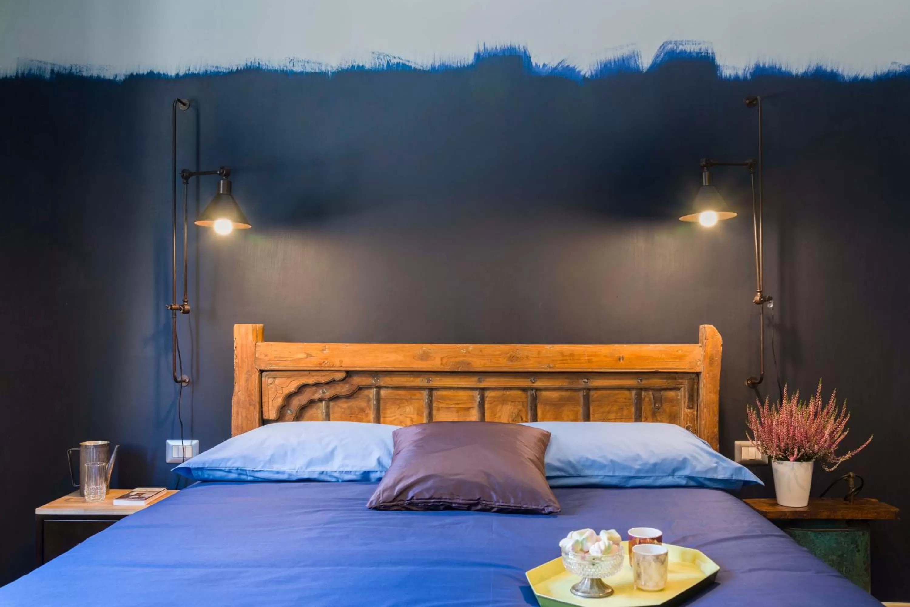 Decorative detail, Bed in Frími Boutique Rooms b&b