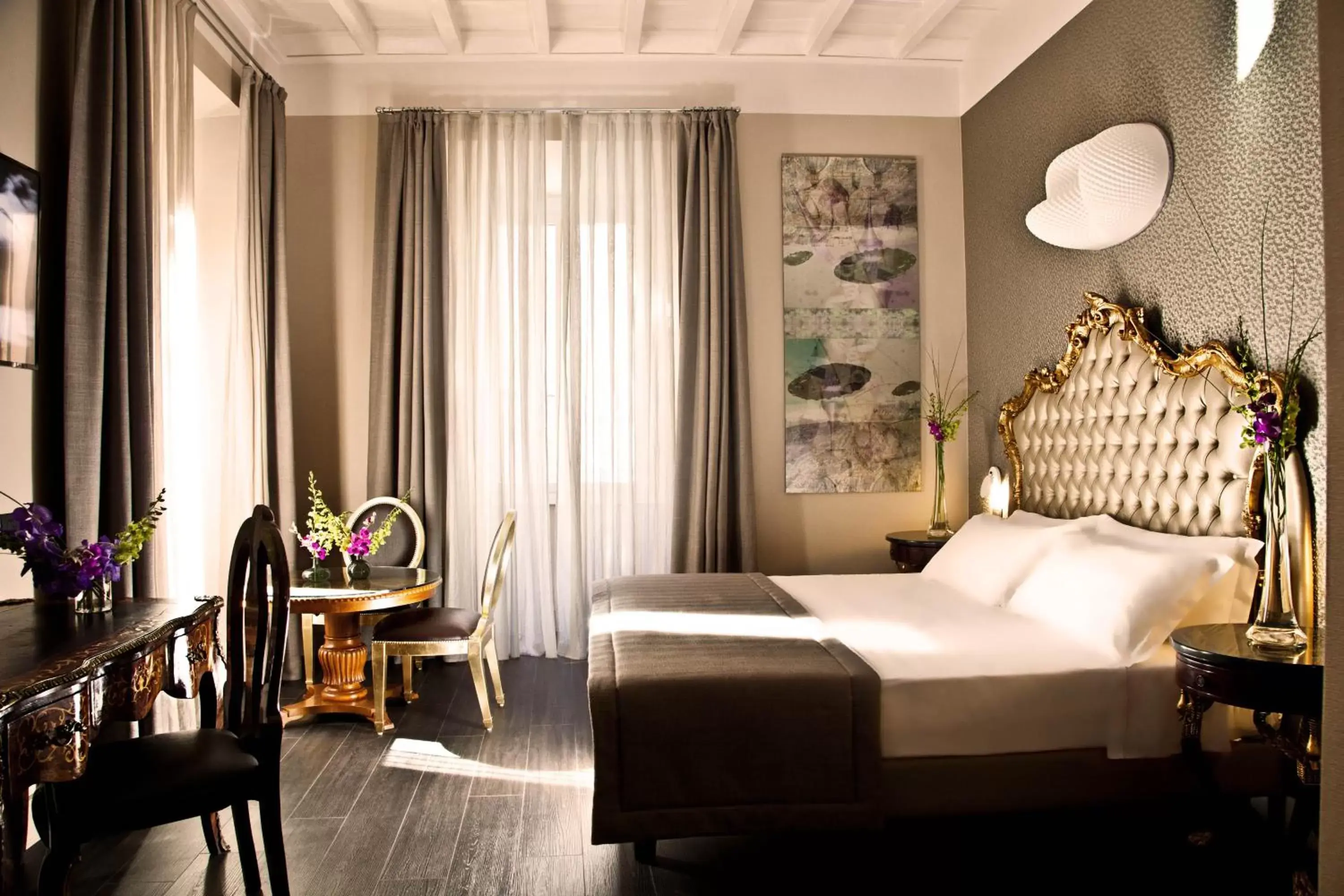 Bedroom, Bed in Hotel Valadier