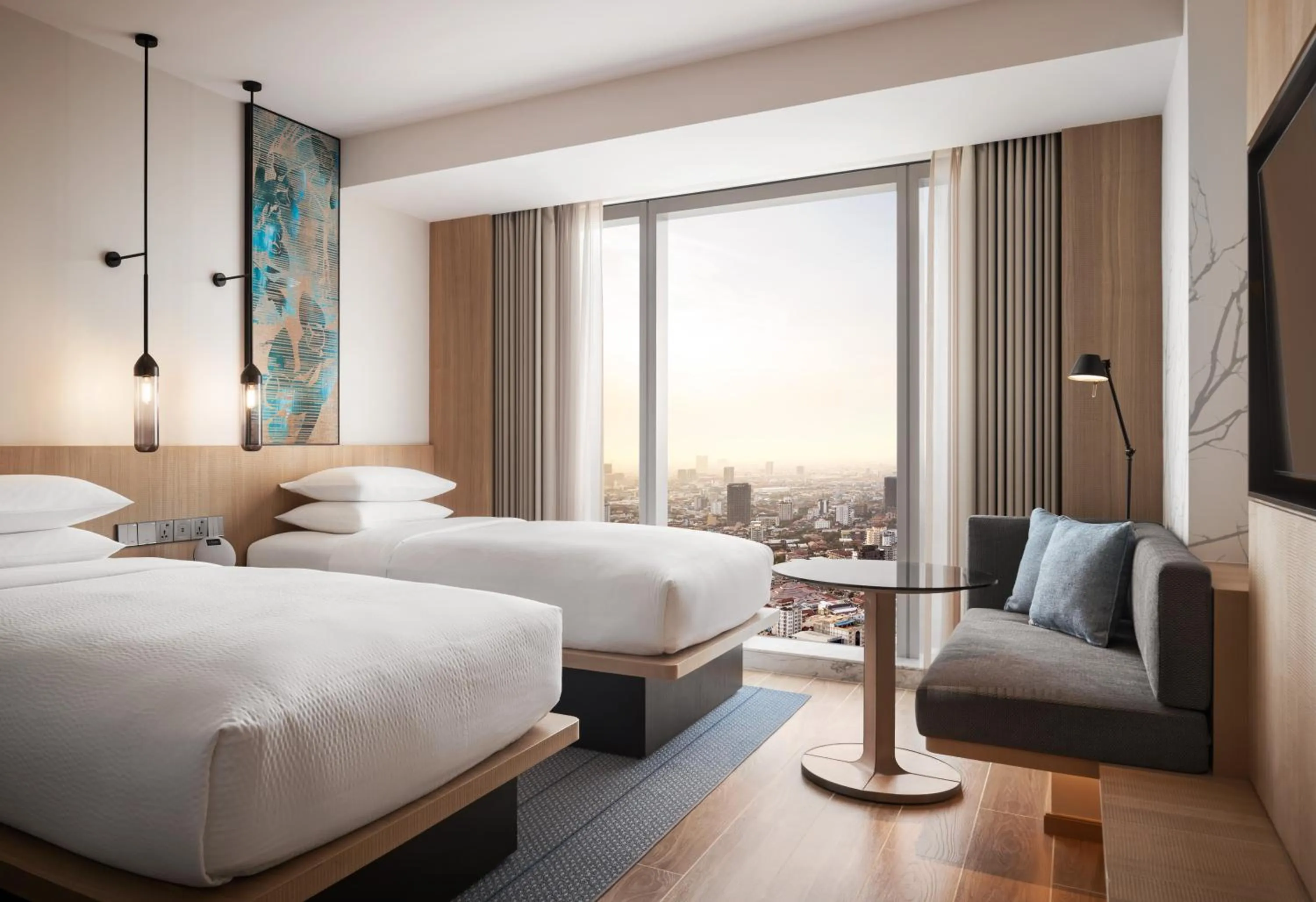 Sunset, Bed in Fairfield by Marriott Phnom Penh