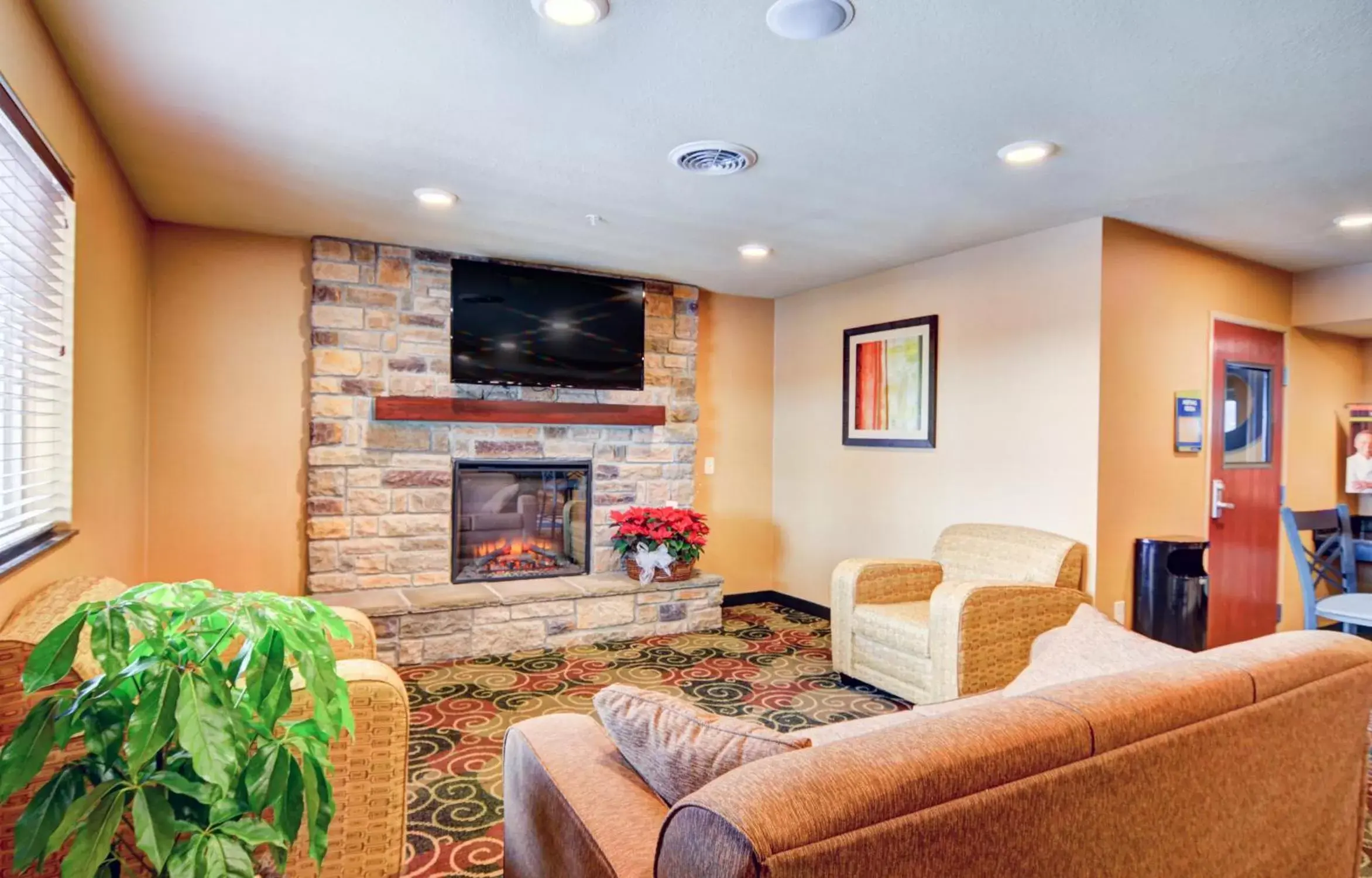 Lobby or reception, Seating Area in Cobblestone Hotel & Suites - Punxsutawney