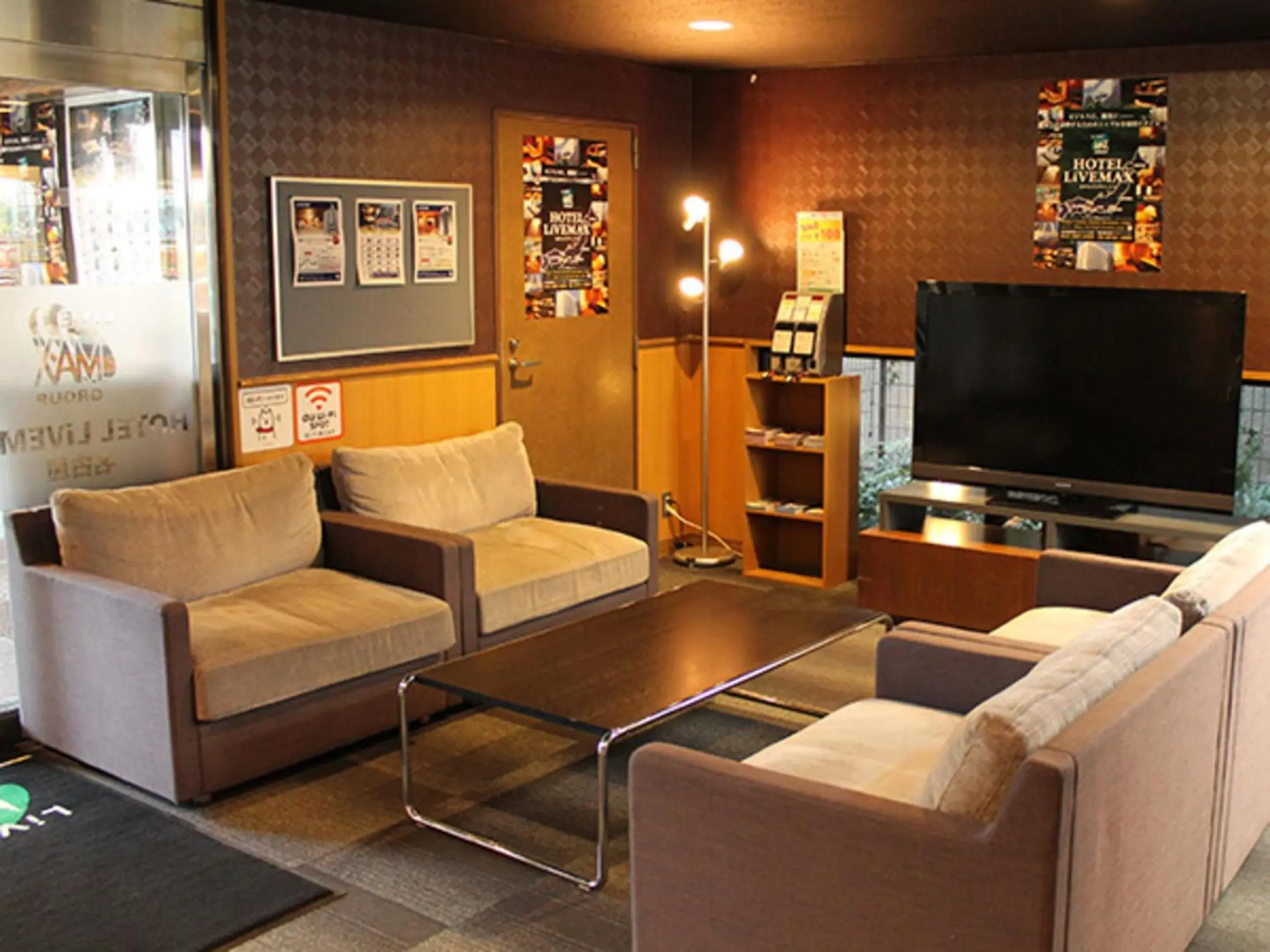 Lobby or reception, Lounge/Bar in HOTEL LiVEMAX BUDGET名古屋