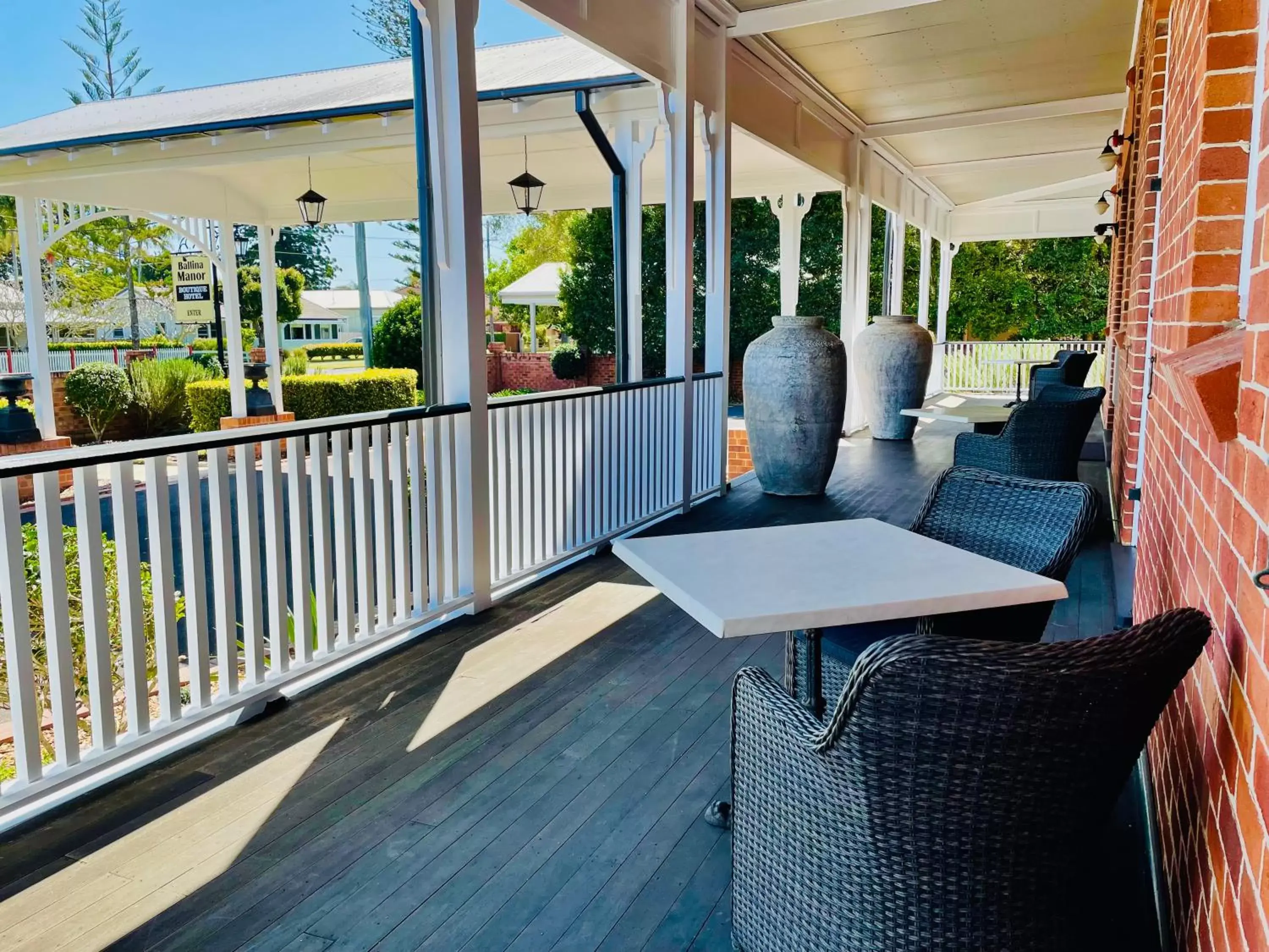 Balcony/Terrace in Ballina Manor Boutique Hotel