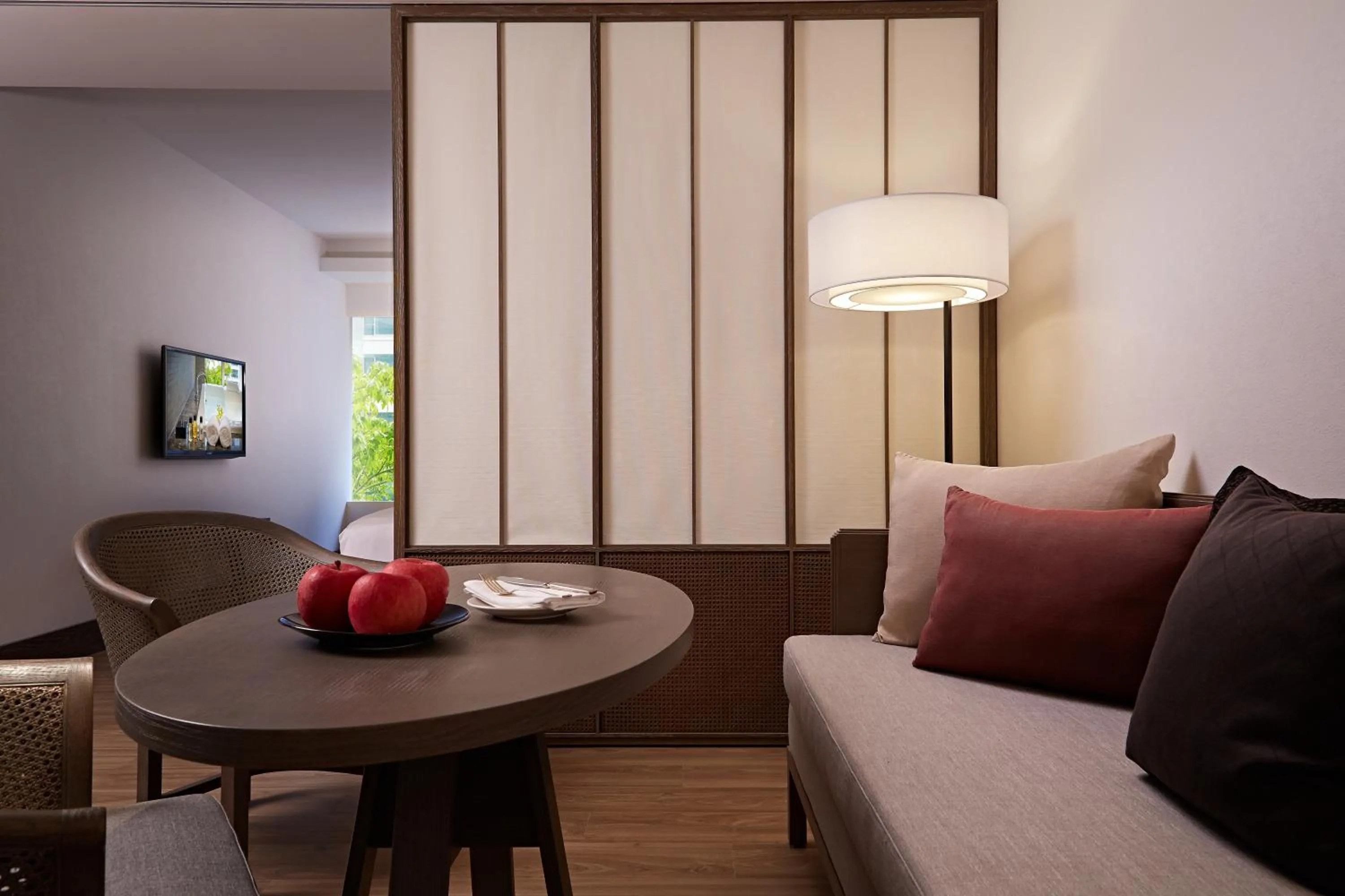 Seating area in Silks Place Tainan